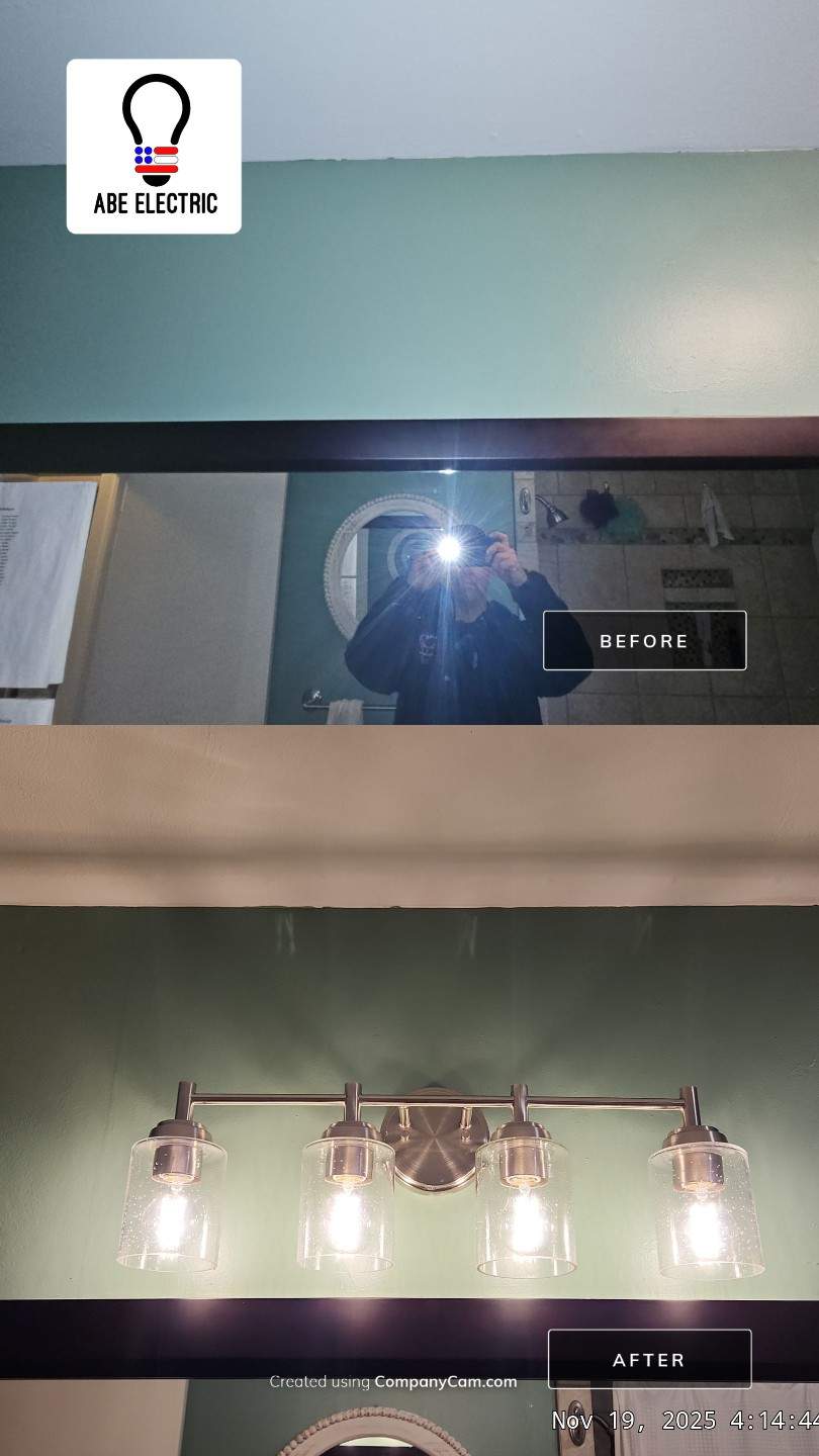 Bathroom Update by Abe Electric 