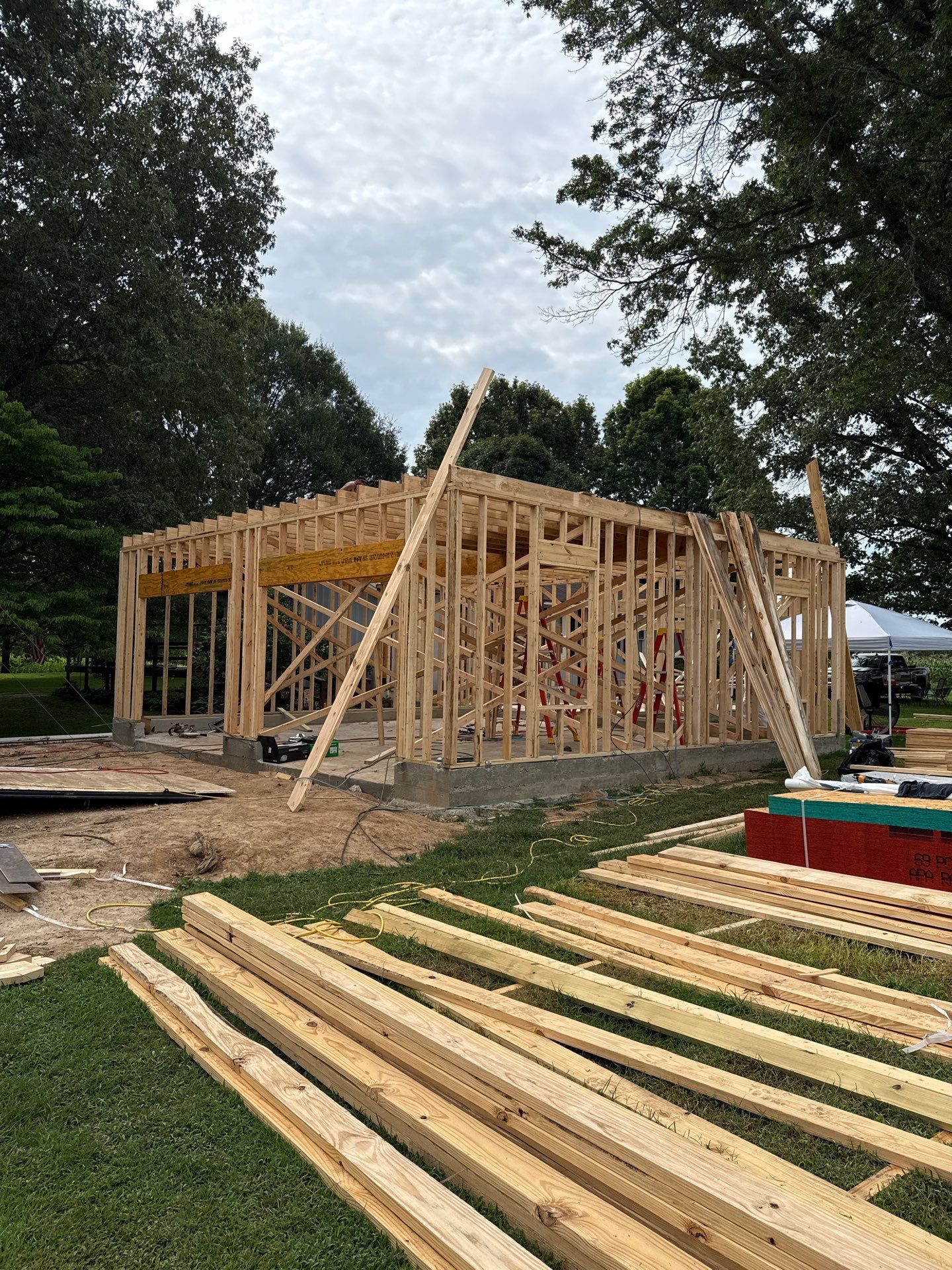 Sunroom and Garage Addition by Skilled Construction LLC