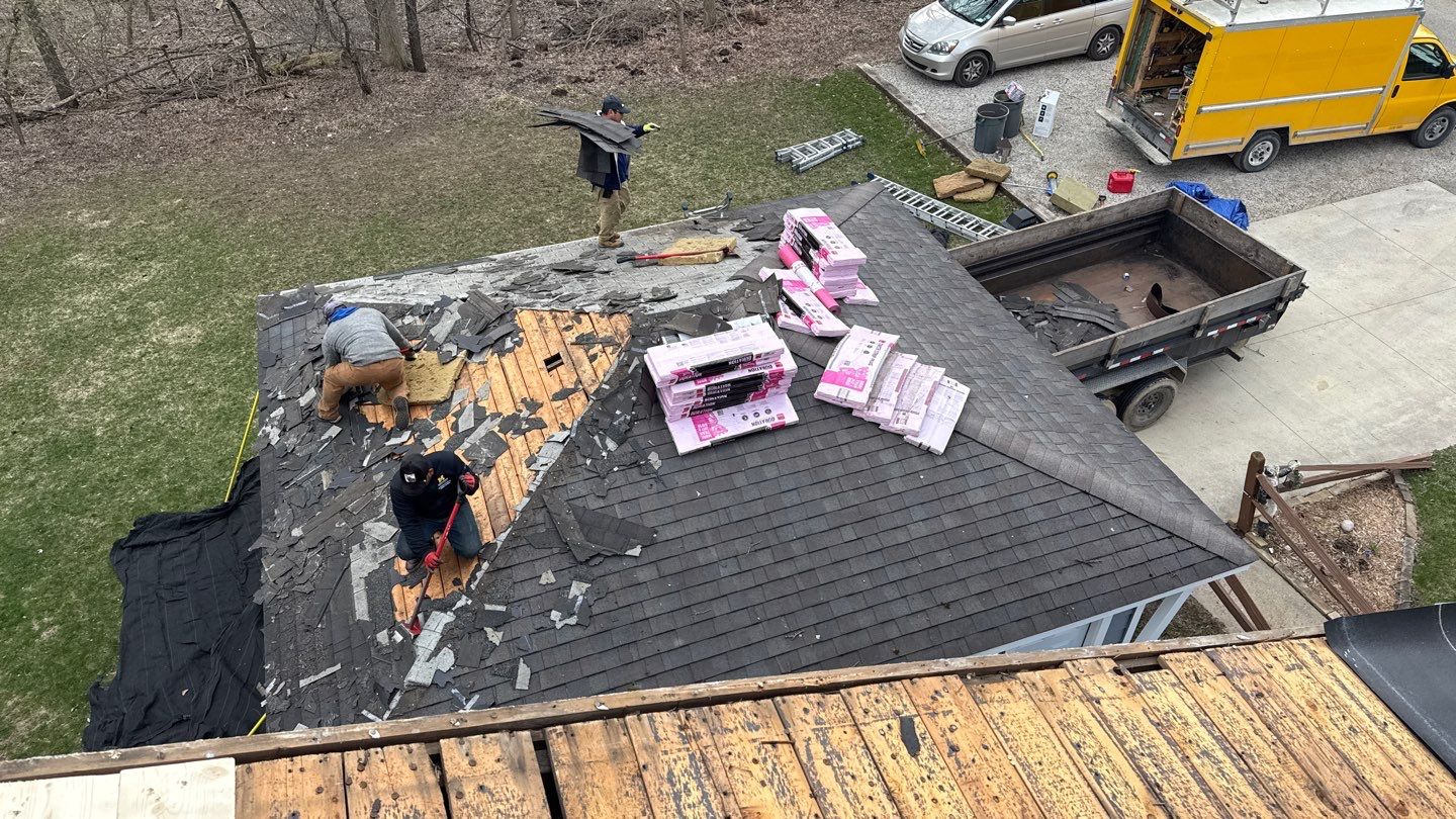 Roof Replacement using Owens Corning Estate Gray by 180 Contractors