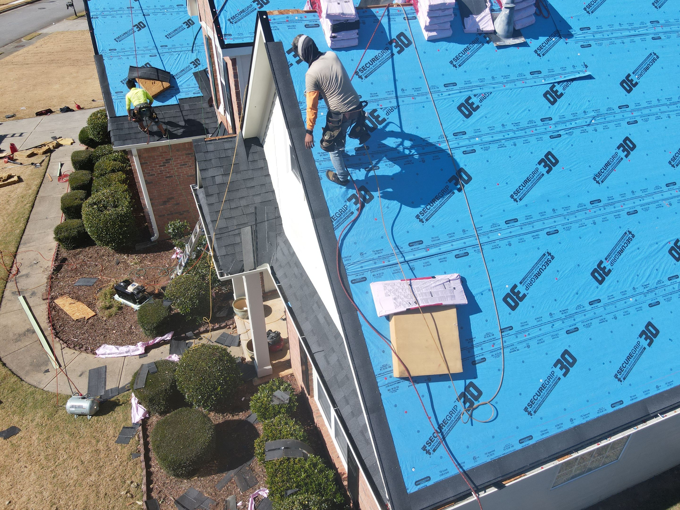 Residential Roofing Installation using Owens Corning by Inspector Roofing and Restoration