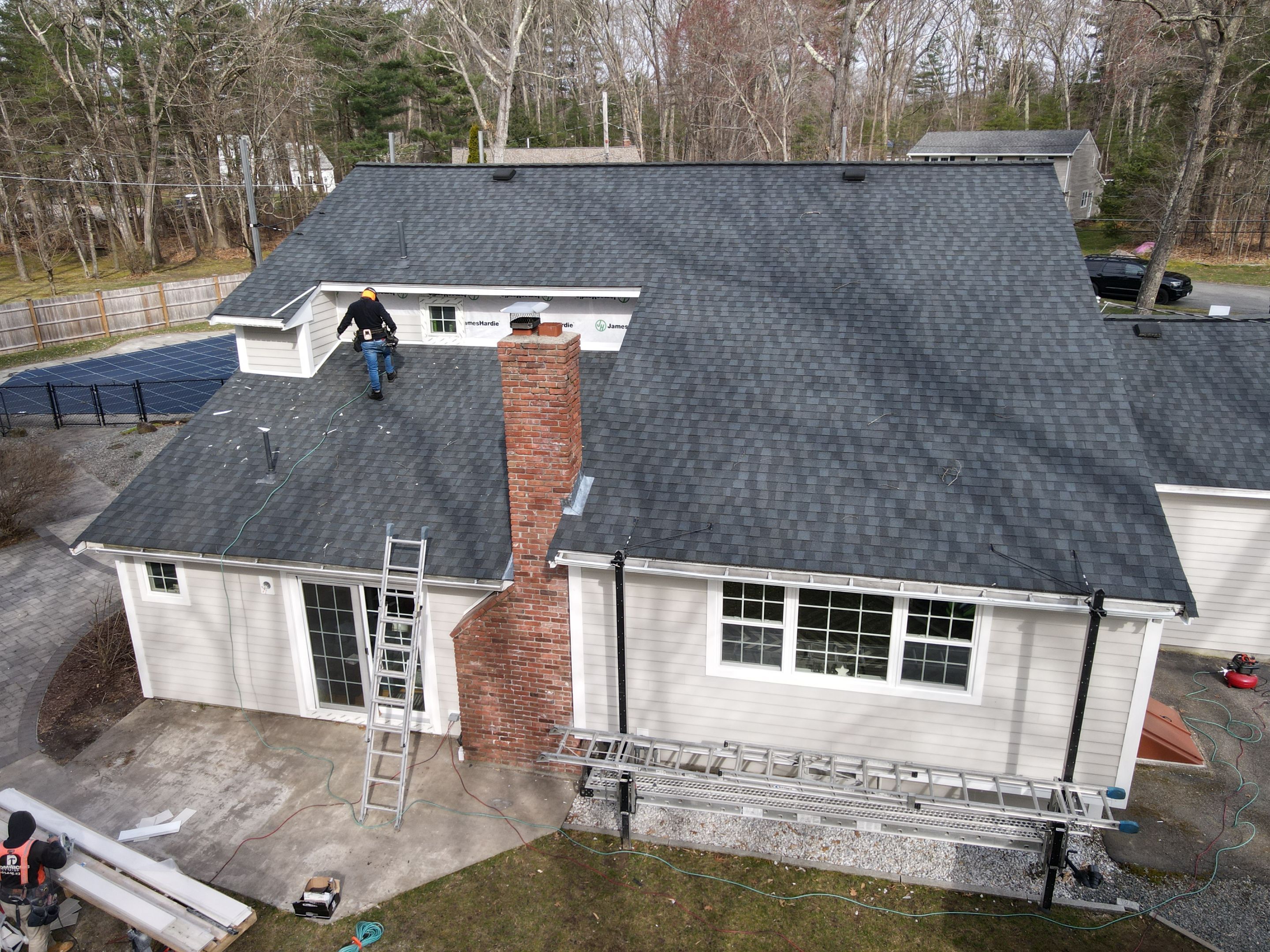 Jmaes Hardie in Medway, MA by UBrothers Construction