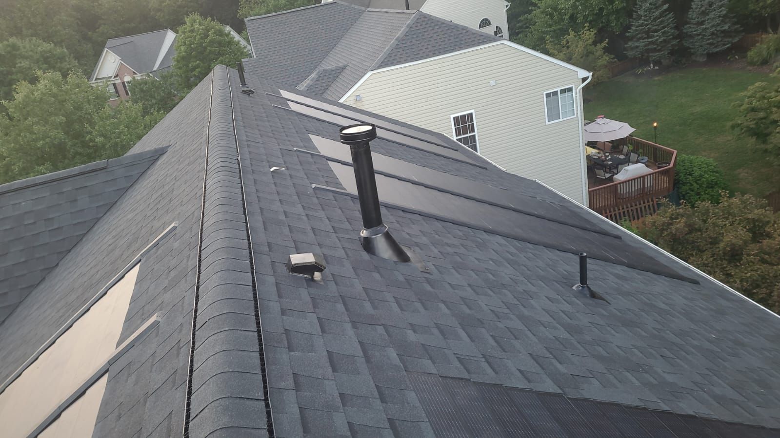 GAF Timberline Solar Roof Ellicott City, MD by American Home Contractors