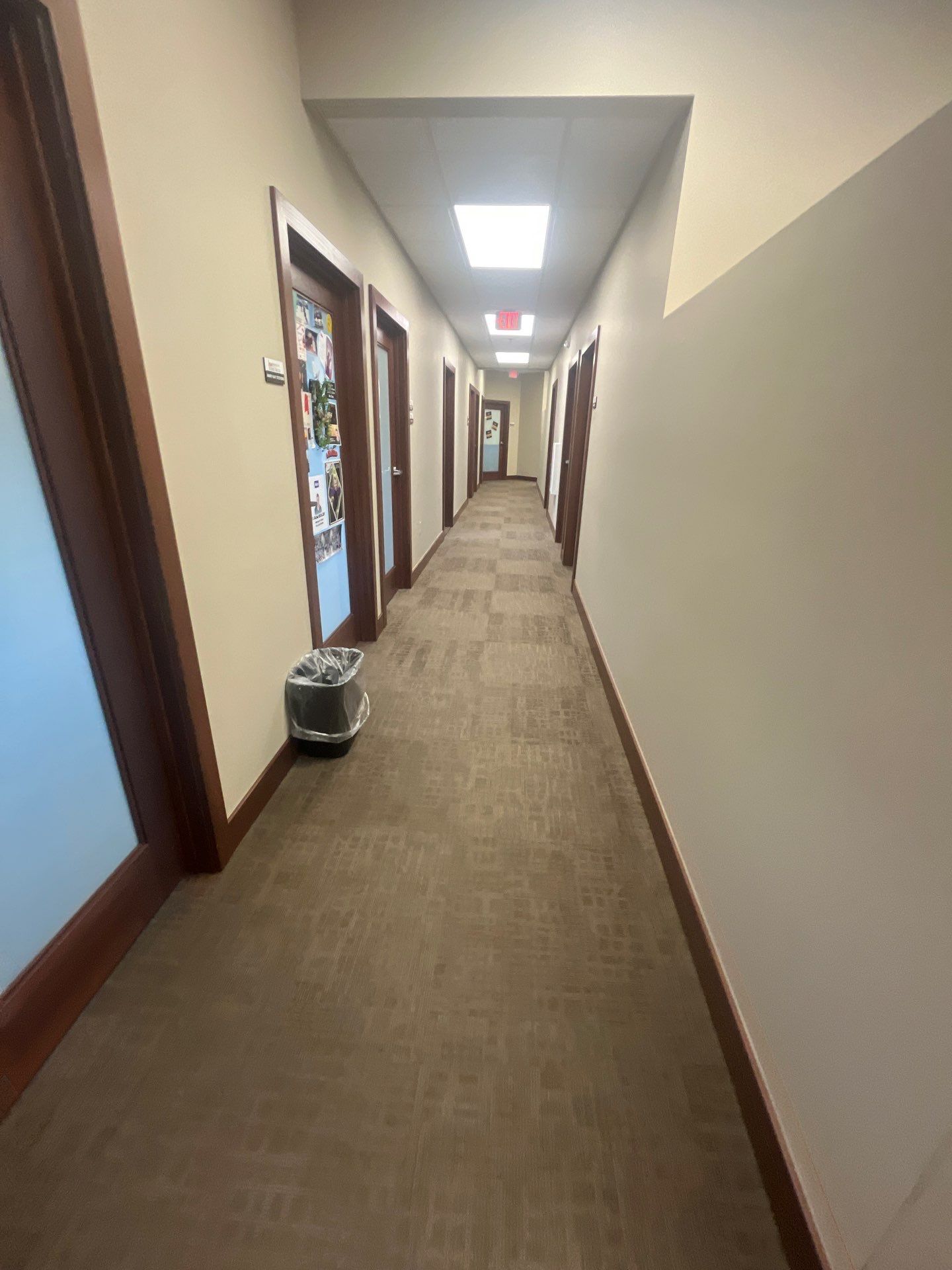 Commercial Office Interior Remodel and Modern Suite Refresh in Sioux Falls by Select Painting, Coatings & Garage Cabinets