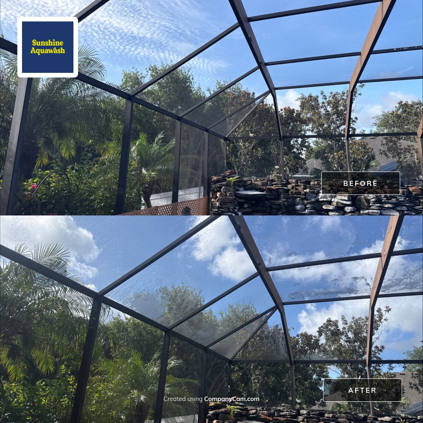 Pool Cage Screen Enclosure Cleaning – Oakley Community, Ellenton, FL 34222 by Sunshine AquaWash