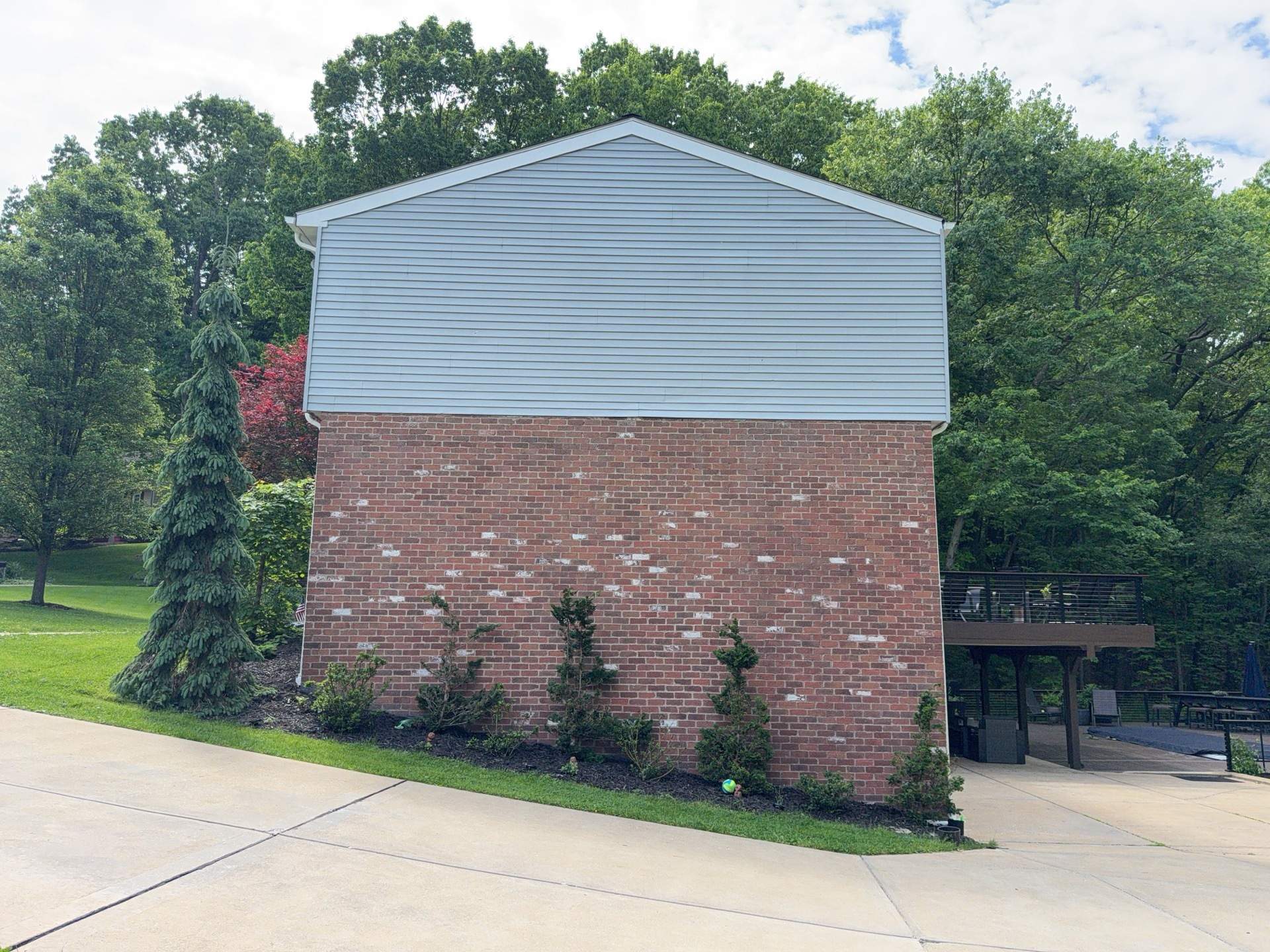 Ascend Siding Replacement and Custom Cedar Porch Renovation in Allison Park by Ideal Siding Pittsburgh