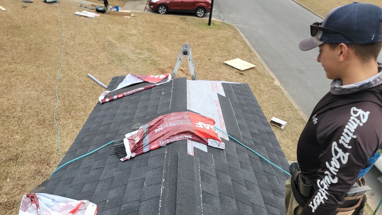 Residential Roofing Installation using Roof Replacement by American Roofing & Construction LLC