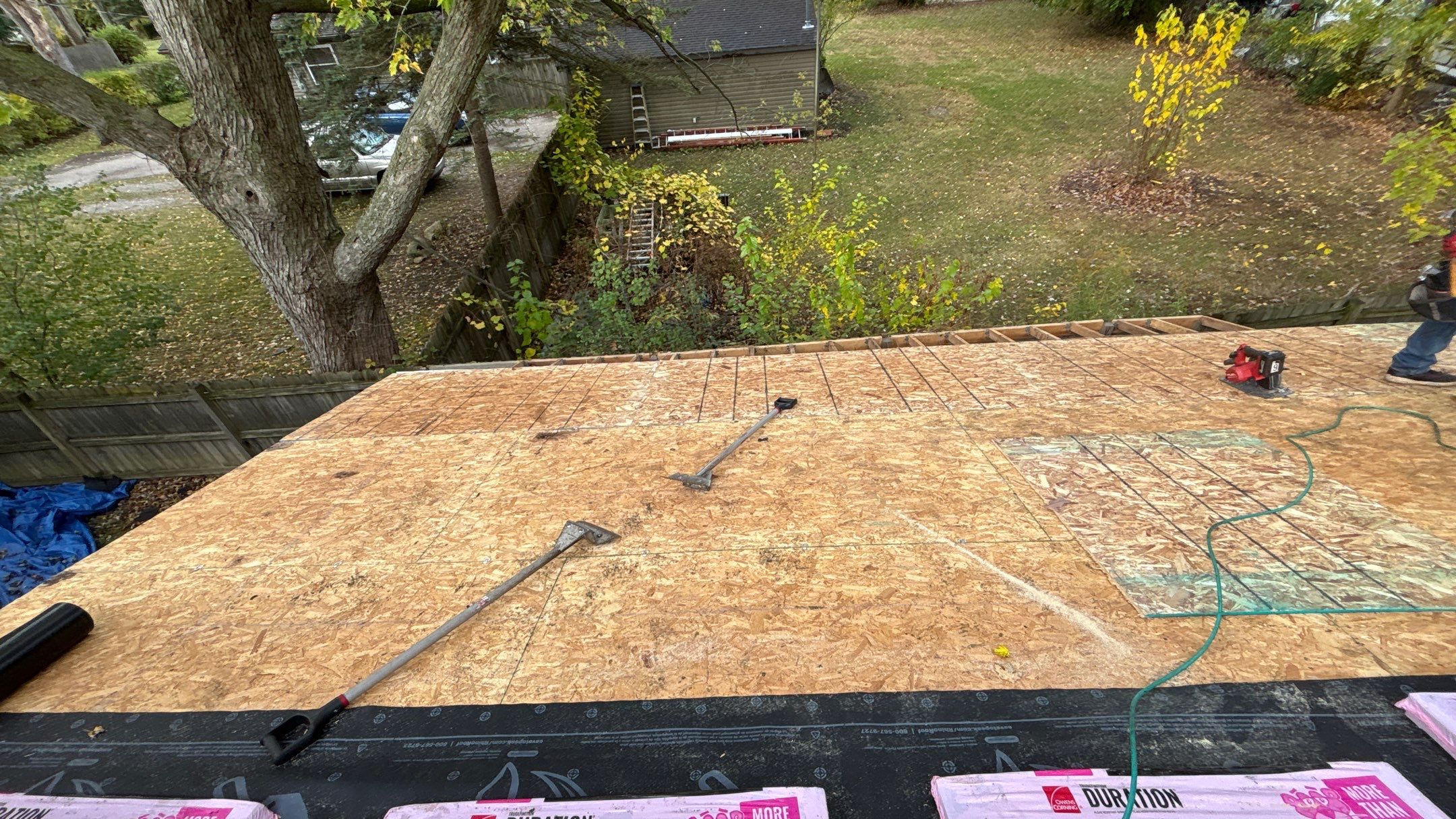 Roof Replacement using Owens Corning Teak by 180 Contractors