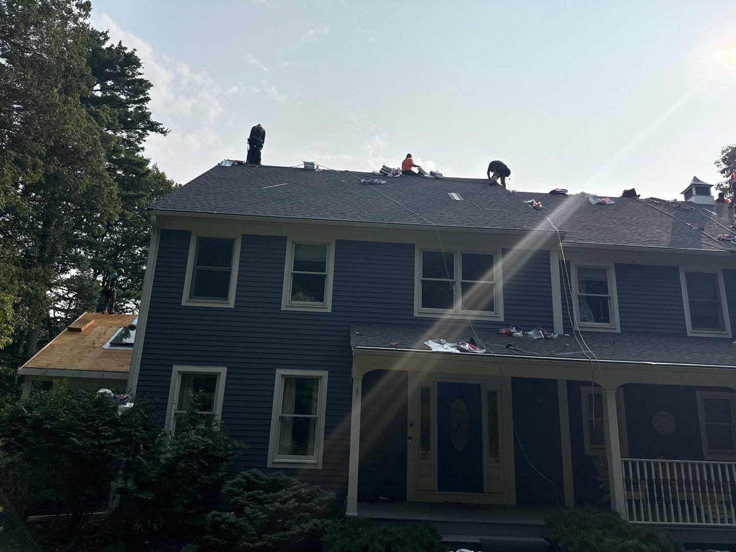 Solar-Ready Roof Replacement with GAF Pewter Gray Shingles & VELUX Skylights by Sensible Home Solutions