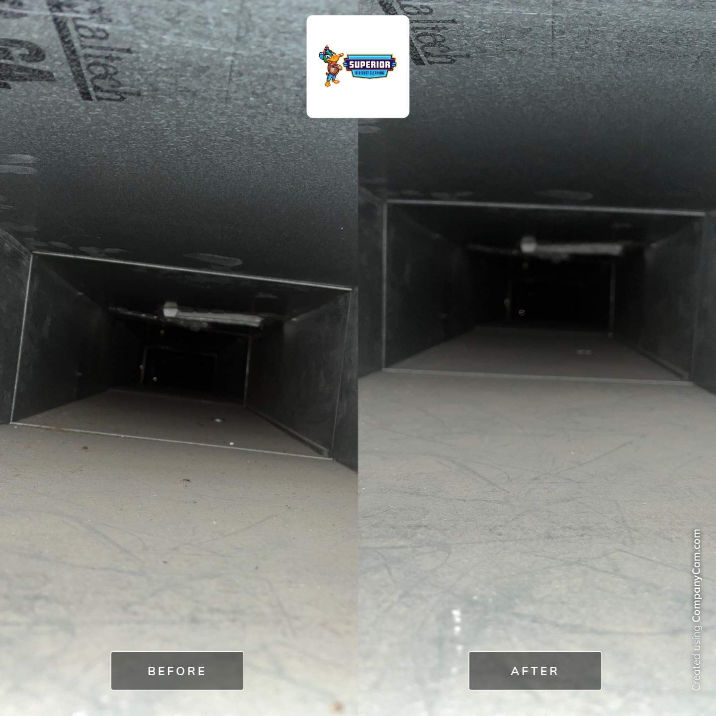 Air Duct Cleaning With a Vacuum Truck in Austintown, OH by Superior Air Duct Cleaning