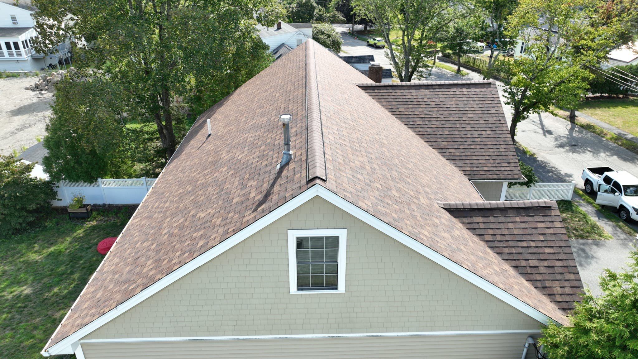 Full Roof Replacement in Waltham, MA – Owens Corning Duration, Desert Rose by JOHNNYS PRO