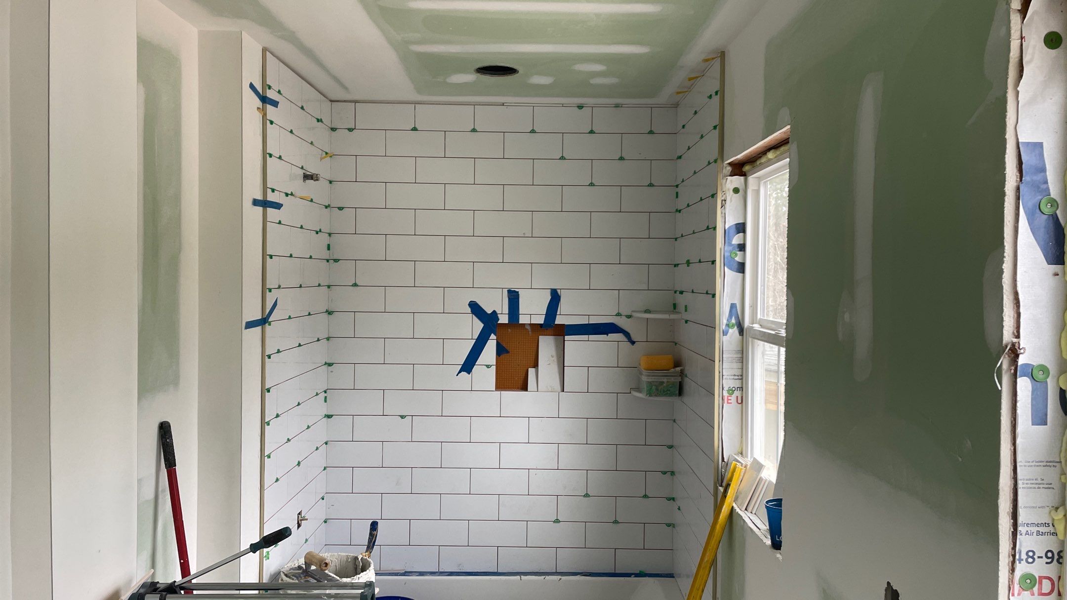 Remodeled Home with new tile floors, Showers and Refinished Oak Floors with stain and Waterbased Finish by Footprints Floors of Coastal Carolina