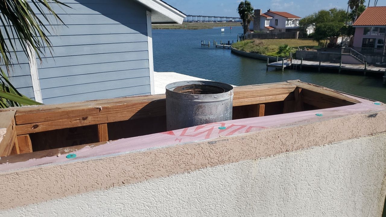Chimney Cap & Chase Replacement using Custom Fabricated Steel by Lighthouse Roofing