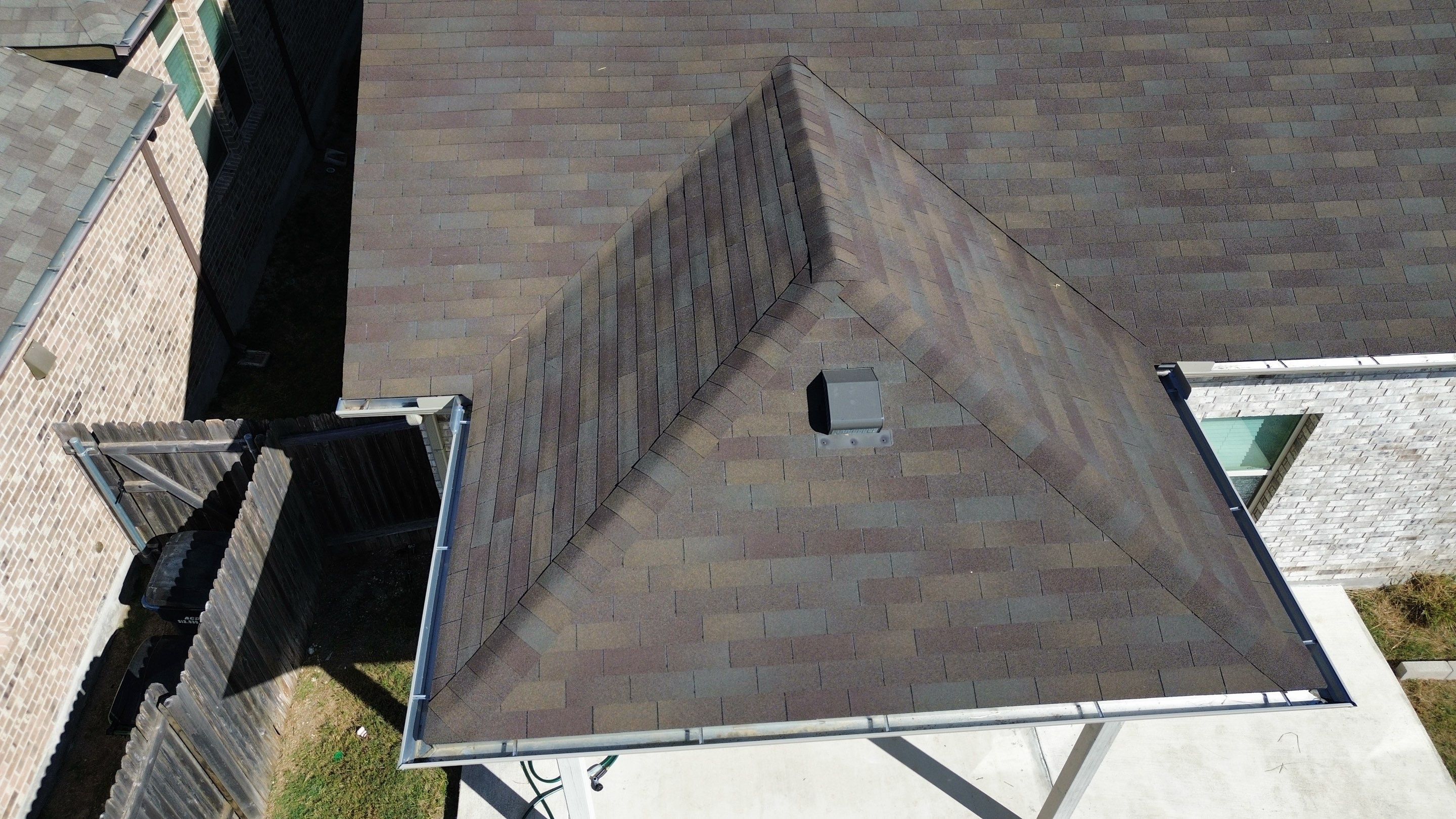 Residential Roof Installation ā Supreme Teak Shingles | Leander, TX by Kstylez Roofing & Construction
