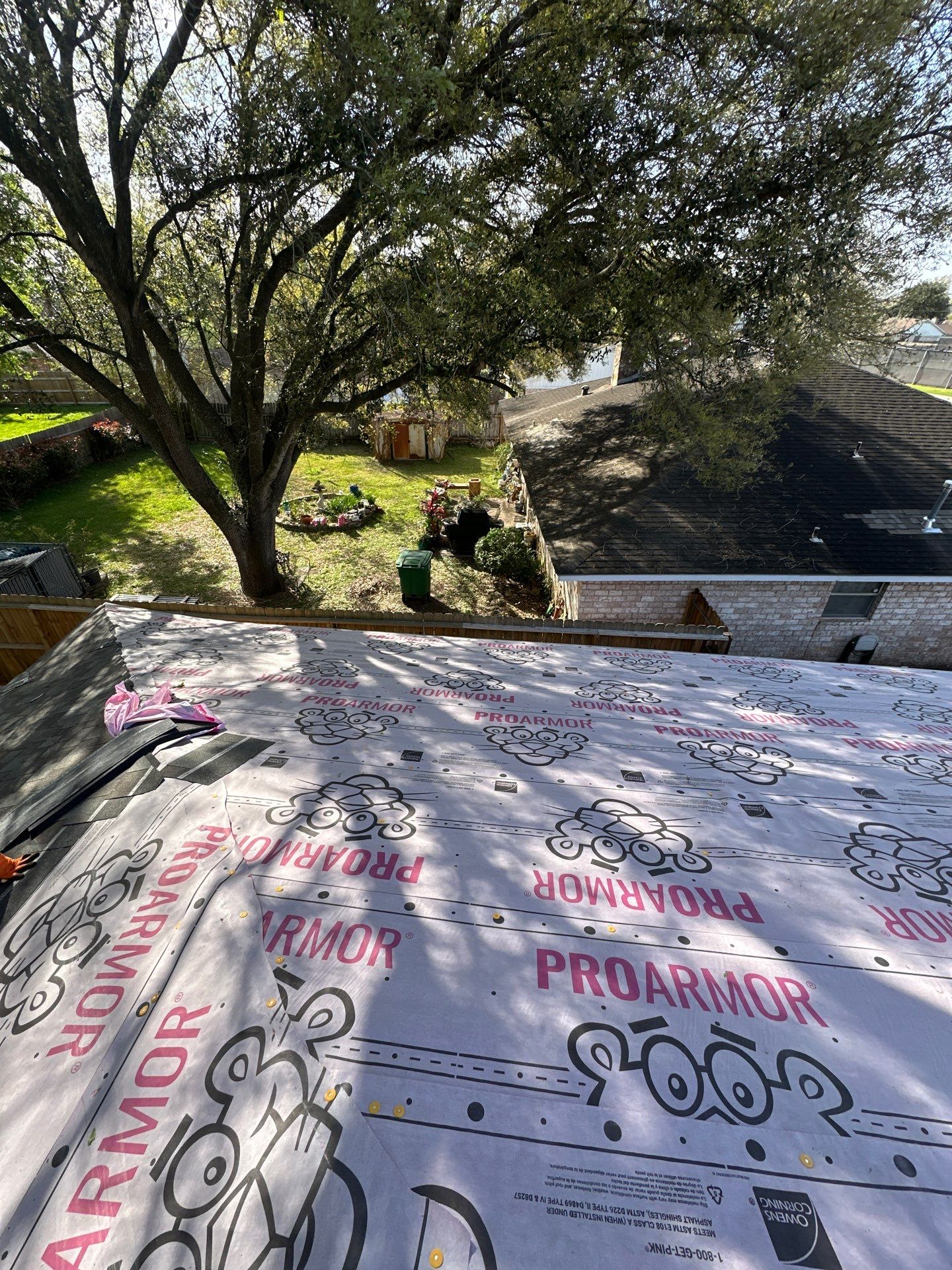Project in Houston by Motion Roofing