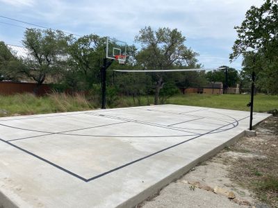 Concrete Court with Game Lines