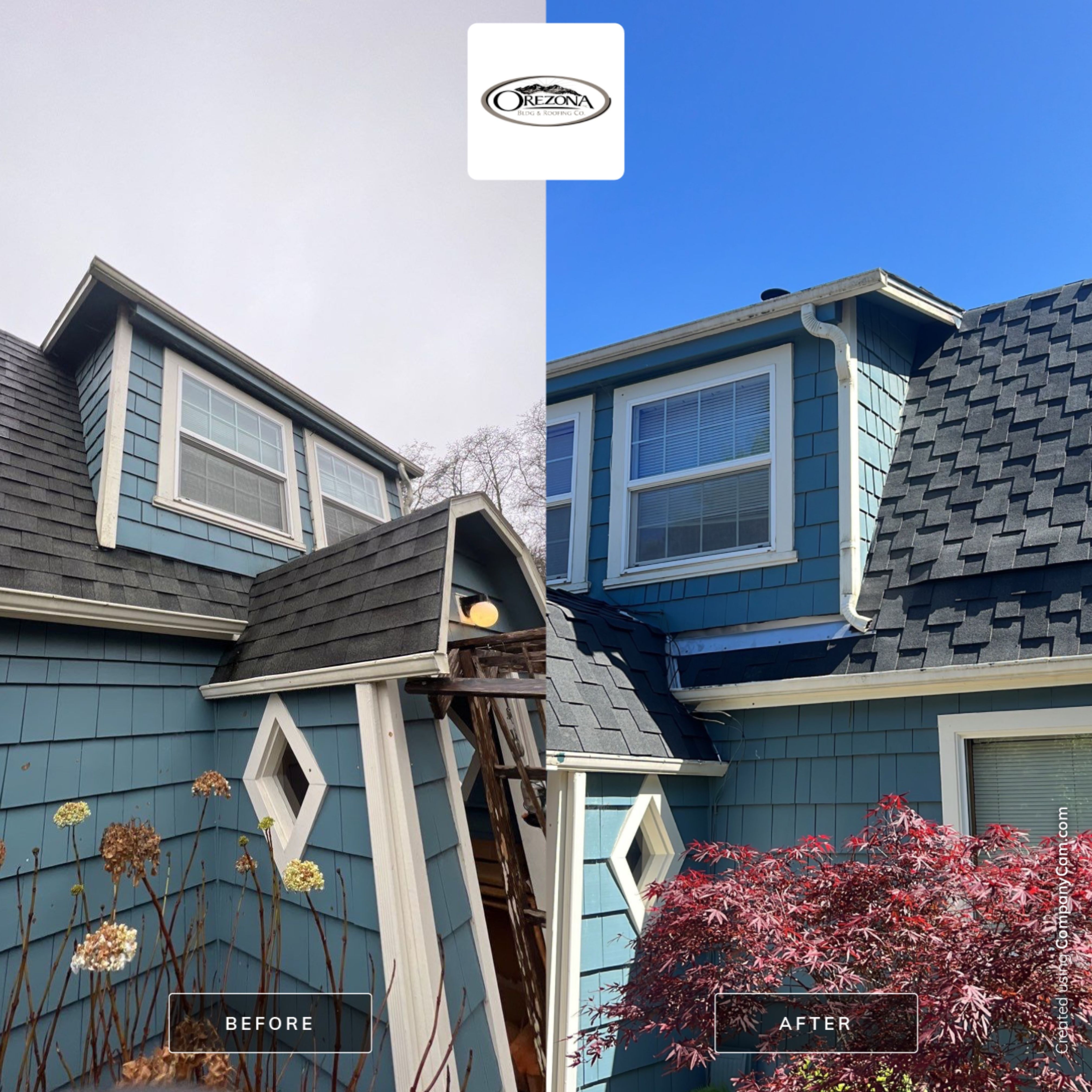 Residential Roofing Installation using Malarkey Windsor by Orezona Building & Roofing Company, Inc.