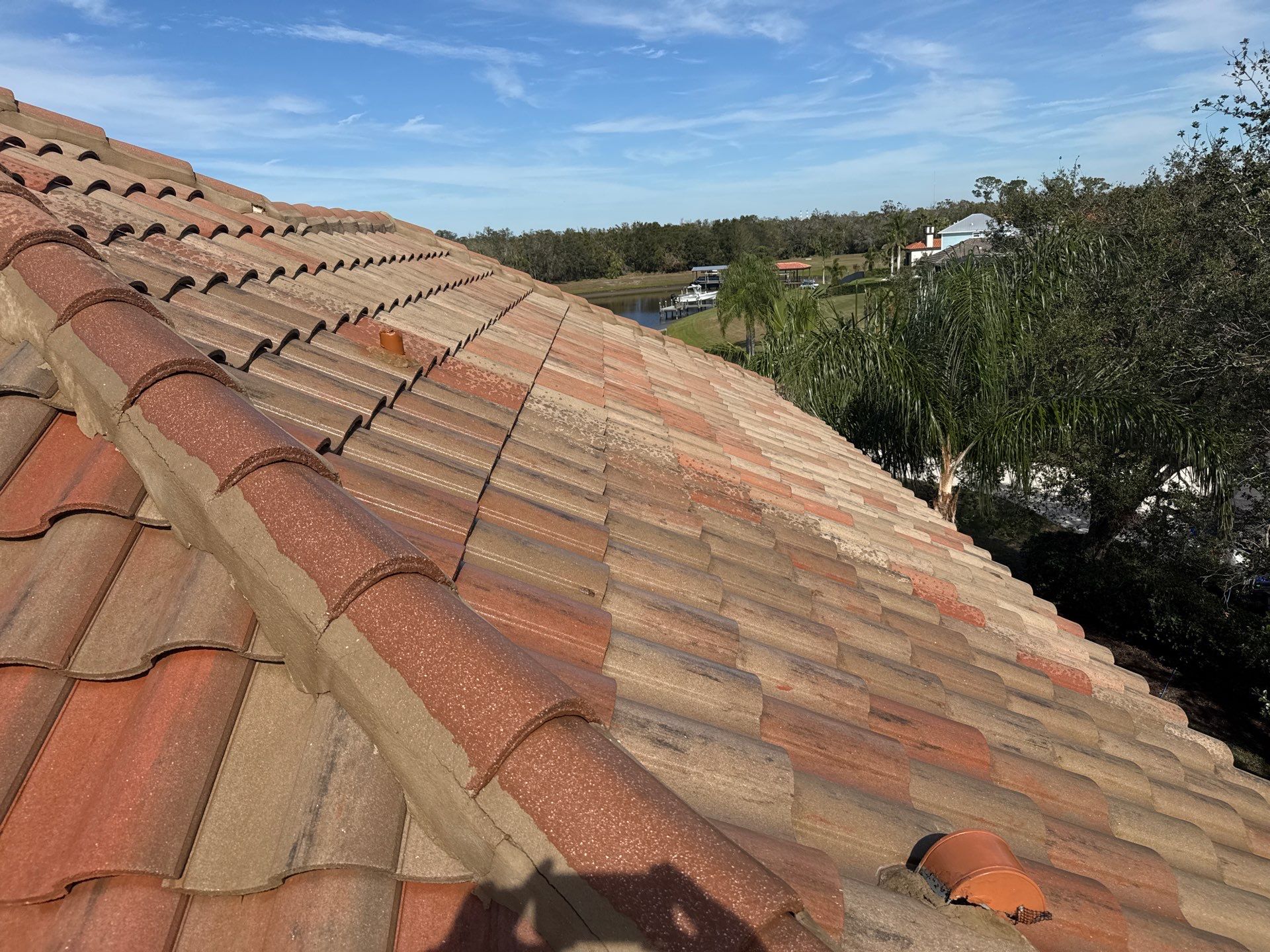 Roof Cleaning & Pool Deck Cleaning! Winding River, Bradenton, FL by Sunshine AquaWash