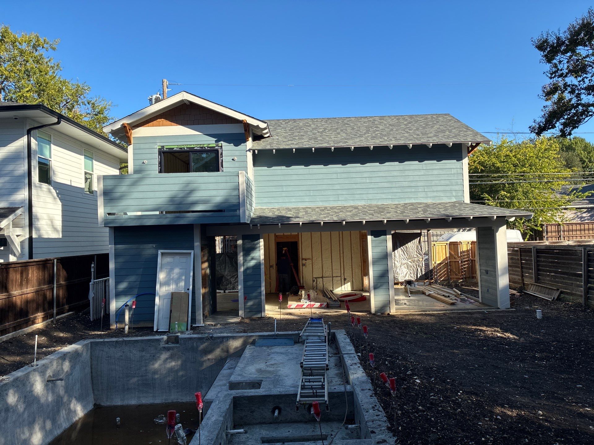 Fully encapsulated Dallas custom home  by Apex Insulation Solutions