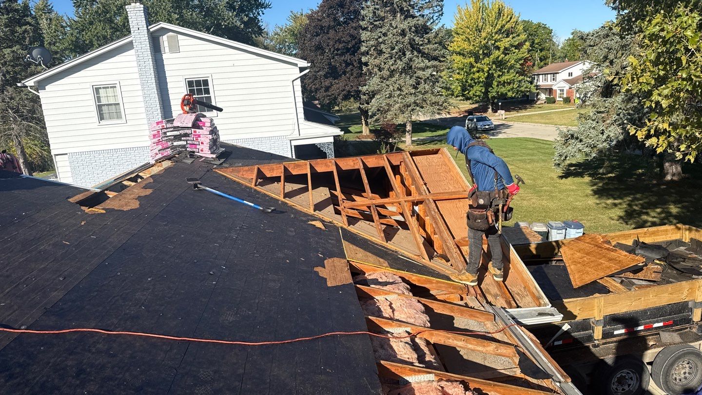 Roof Replacement using Owens Corning Williamsburg Grey by 180 Contractors