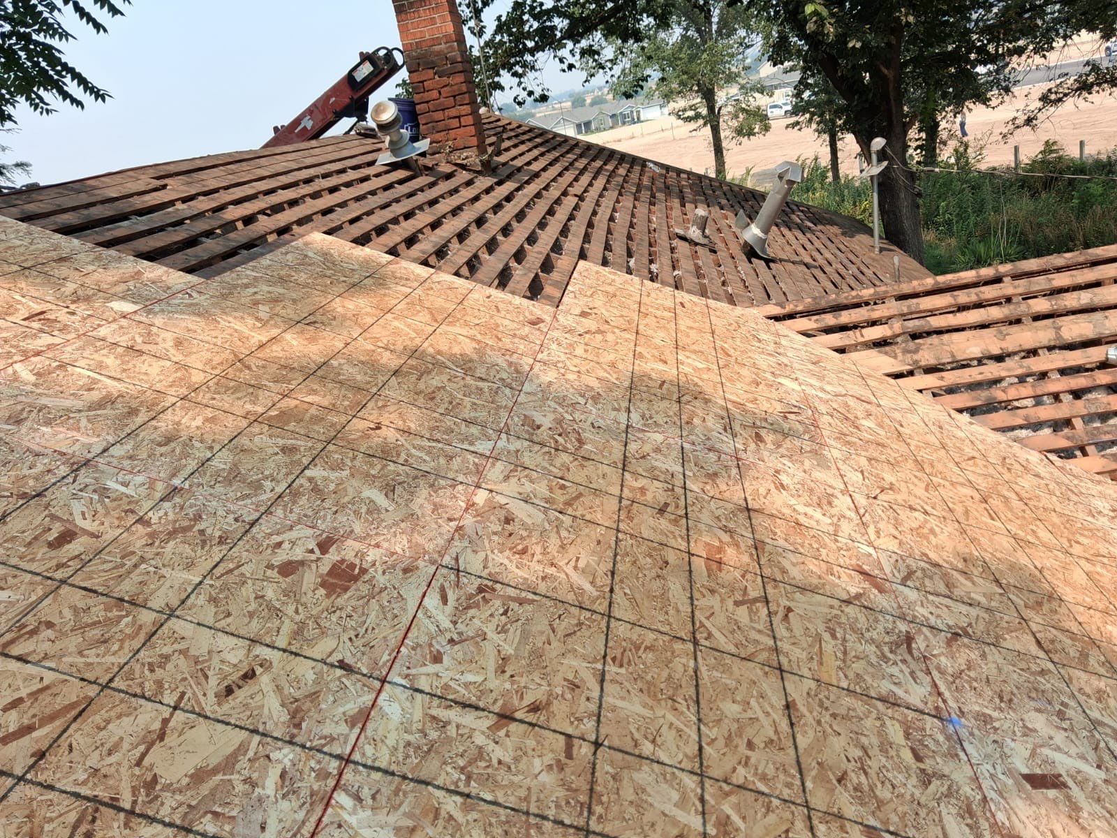 Full Residential Roof Replacement with New OSB Sheathing in Nampa by Olive Roofing