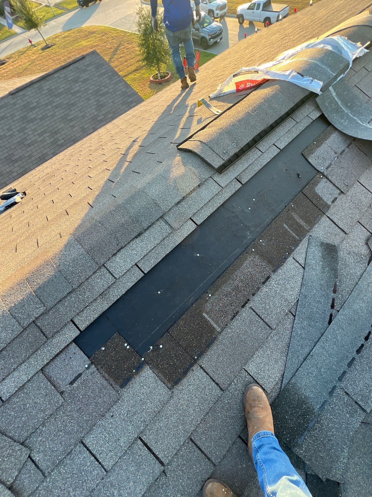 Hail Damage using Owen's Corning Duration (Lifetime) Shingles by Roof Repair Company