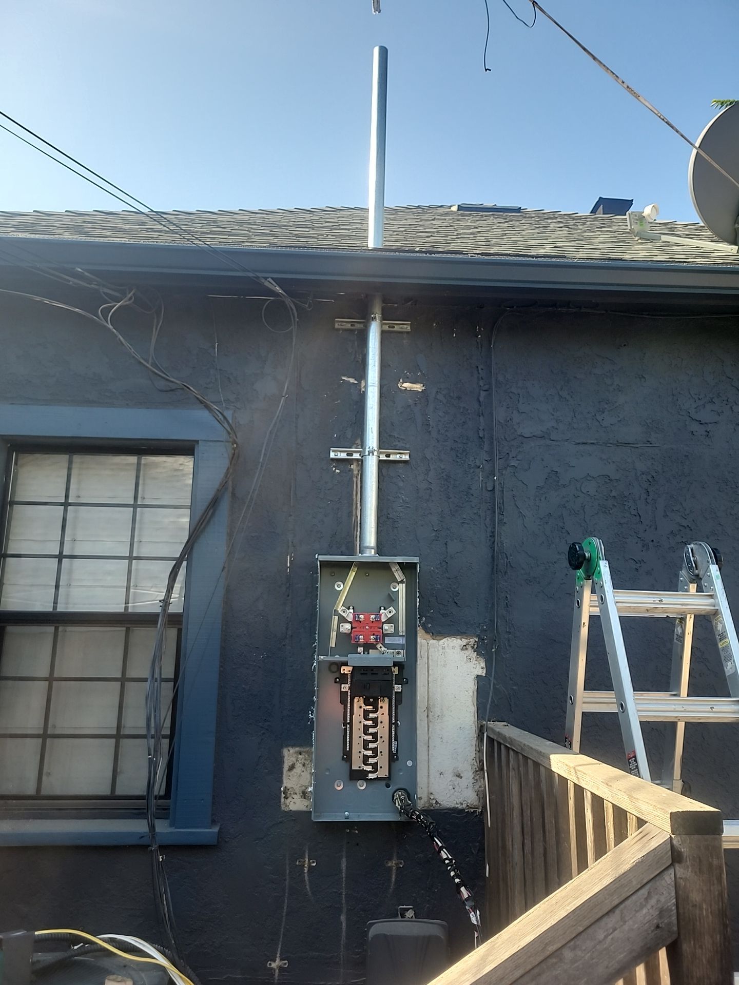 main panel upgrade by Peach Electric Inc