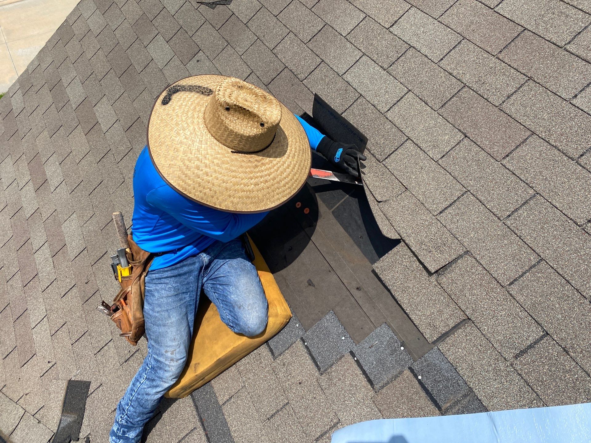 Residential Roofing Repair using Owen's Corning Duration (Lifetime) Shingles by Roof Repair Company