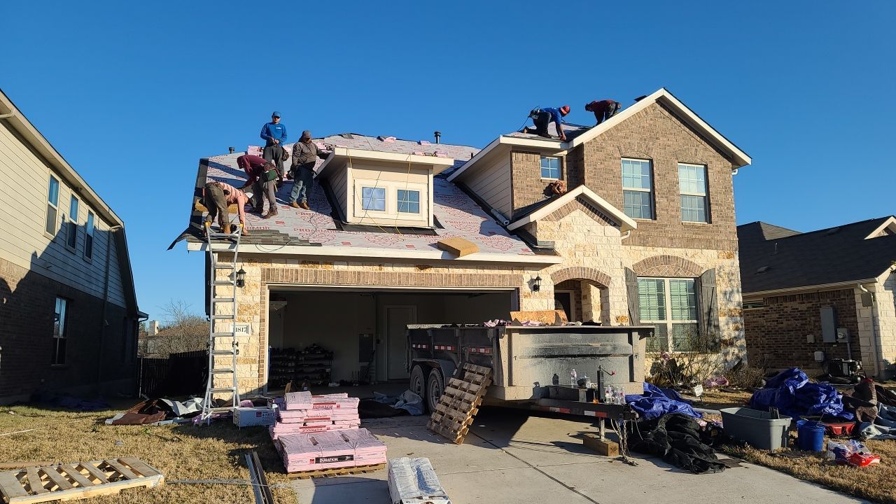 Full Residential Roof Replacement With Architectural Shingles in Austin by Caliber Restoration LLC