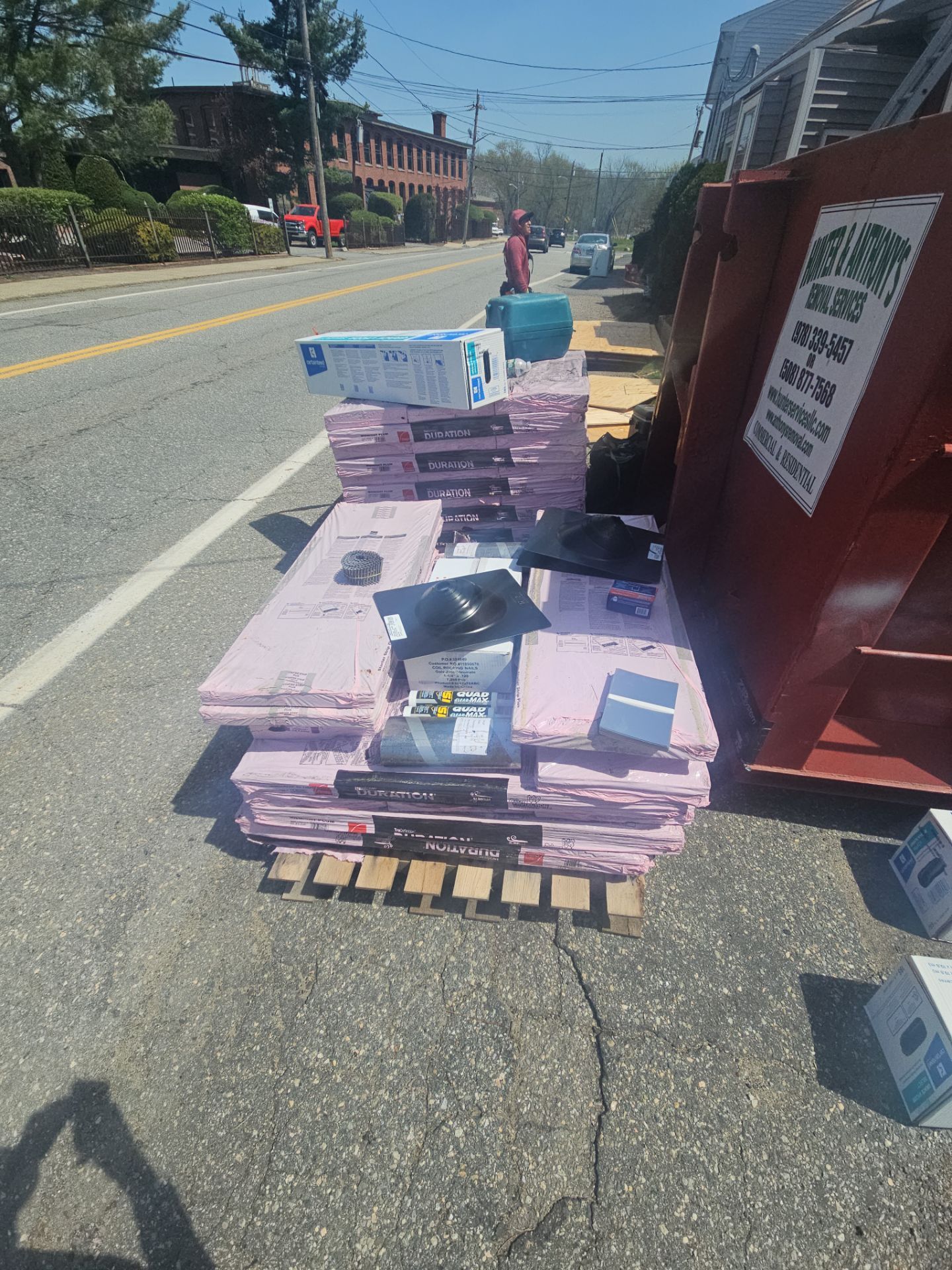 Roof Replacement with Owens Corning TruDefinition Shingles in Midnight Plum by Mighty Dog Roofing of Greater Middlesex County