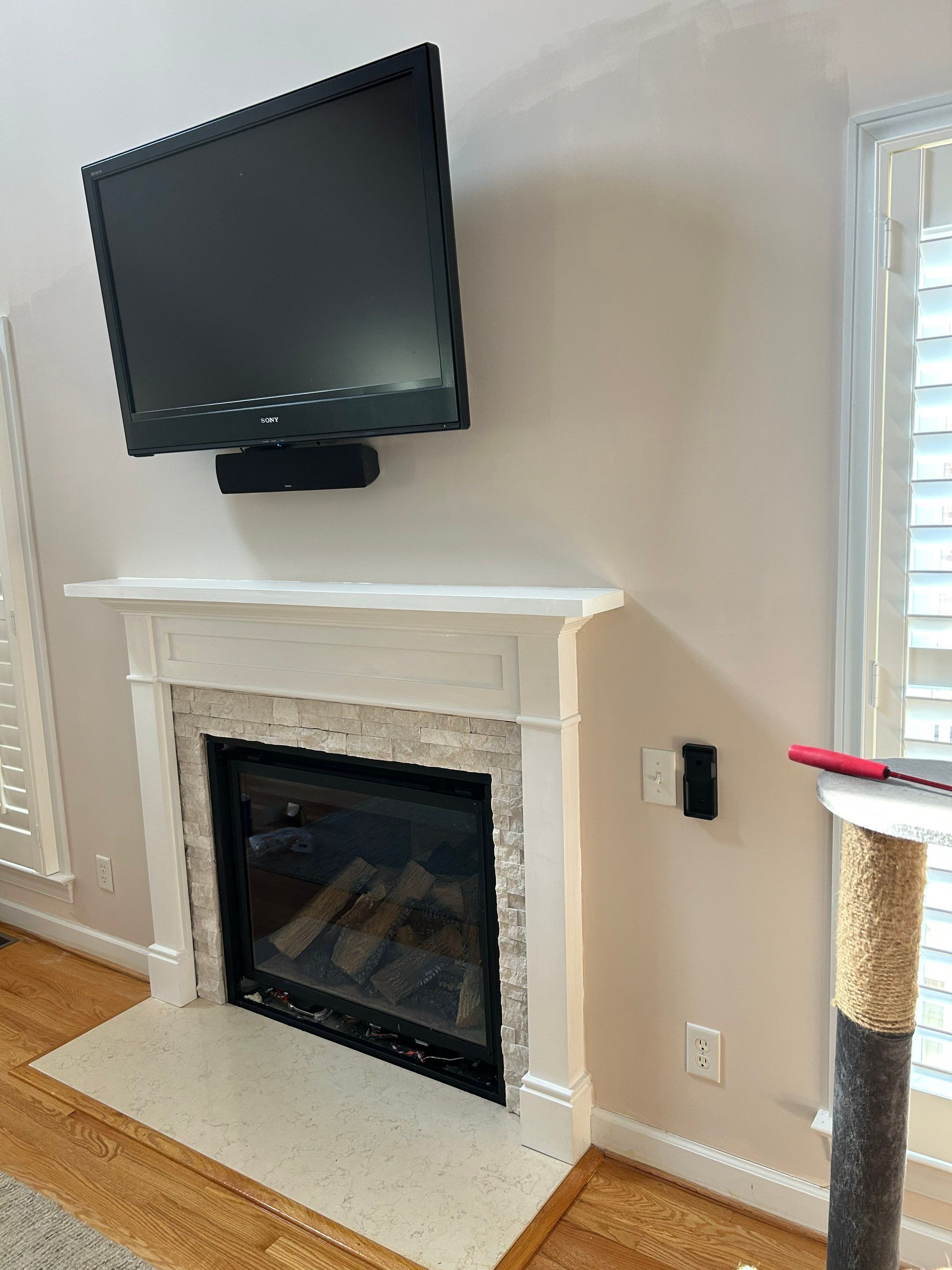 Majestic Meridian Gas Fireplace with Intellifire Touch Ignition by Premier Chimney and Roofing