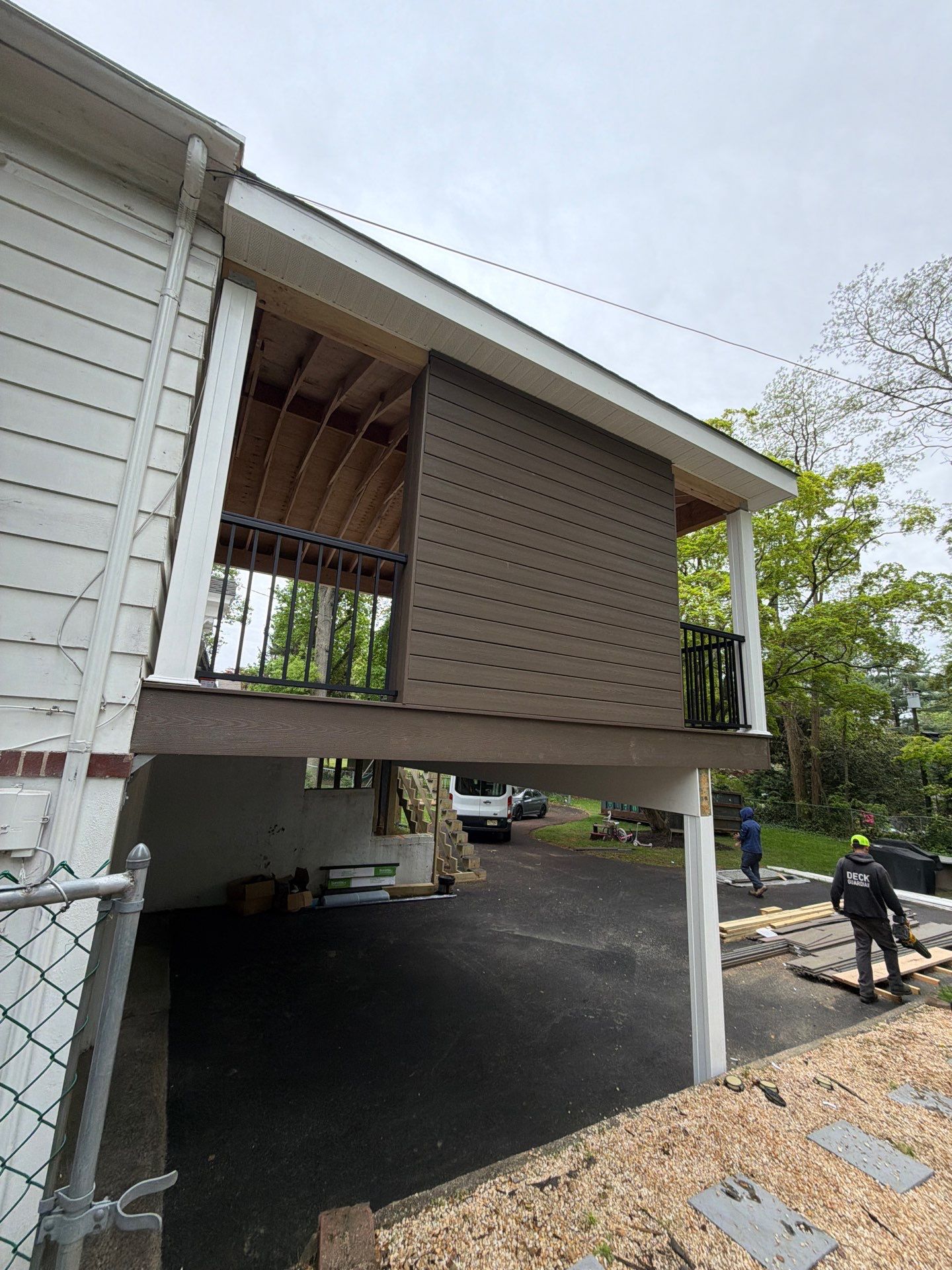 New deck and porch in Moorestown by deck guardian