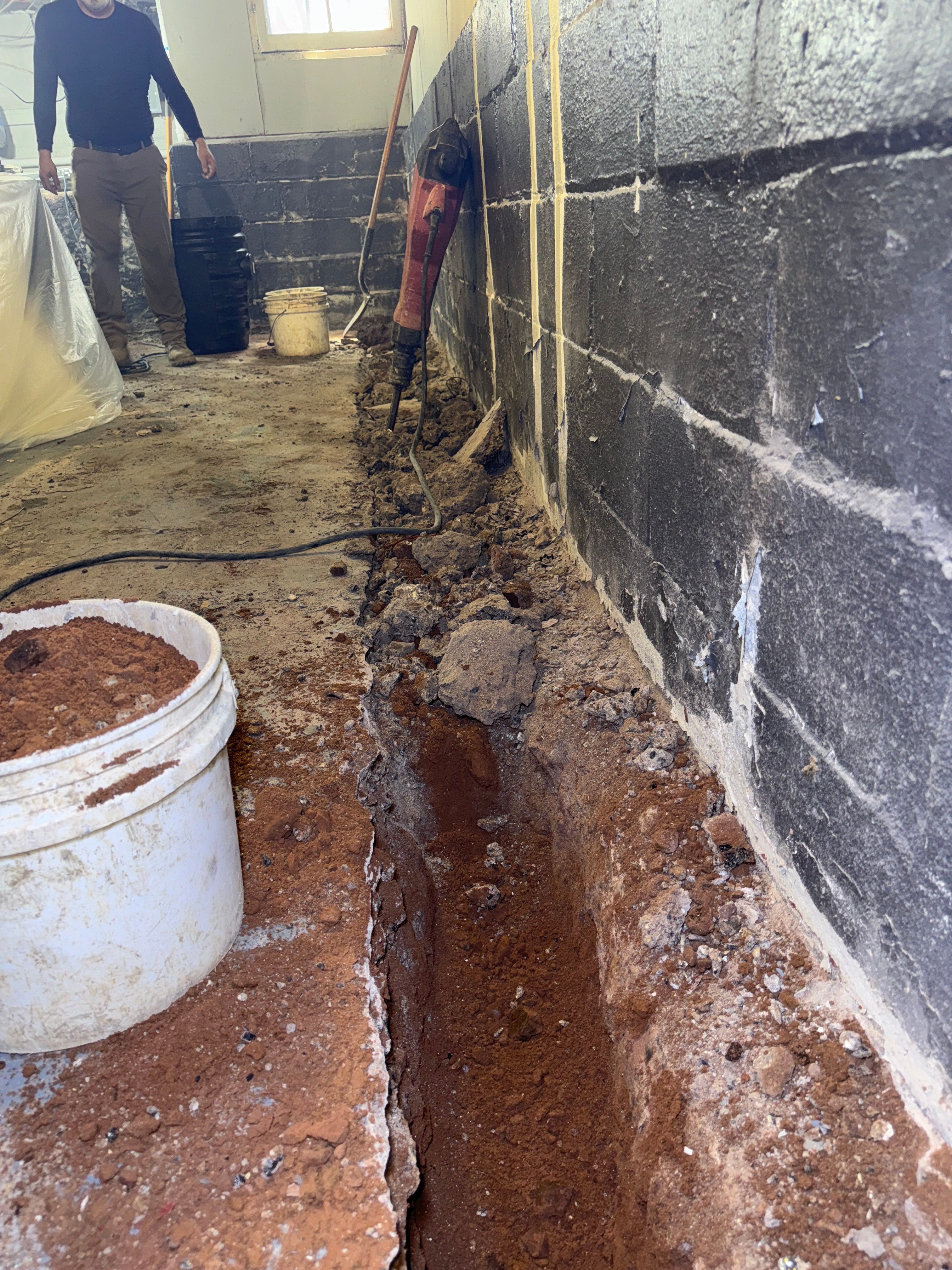 Interior French Drain East Orange NJ by Pure Service Pro, LLC 
