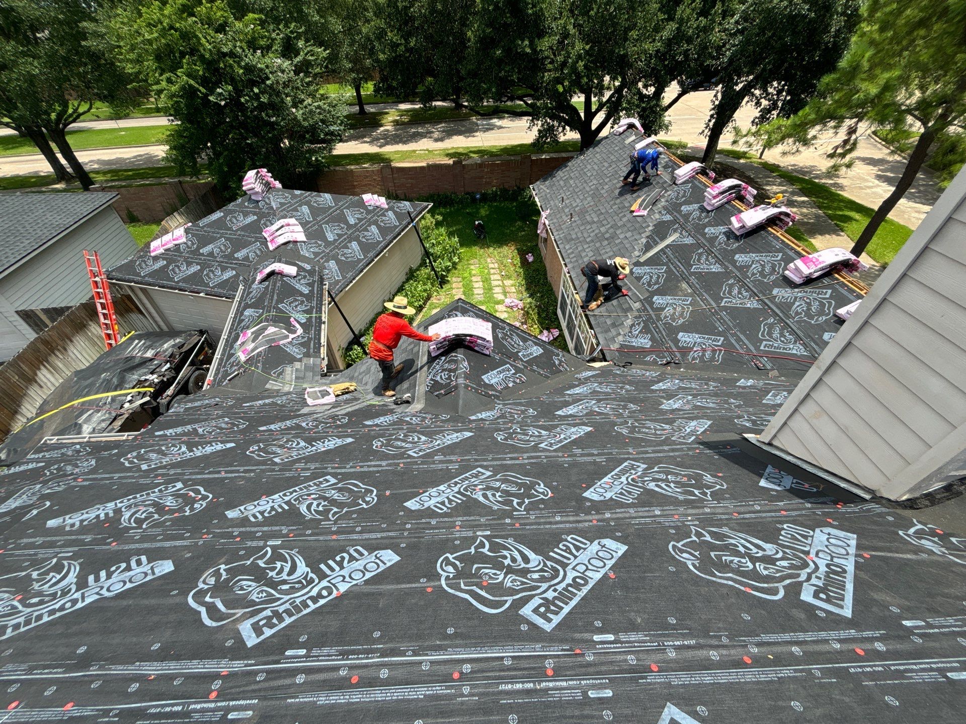 Residential Roofing Installation using Owen's Corning Duration (Lifetime) Shingles by Roof Repair Company