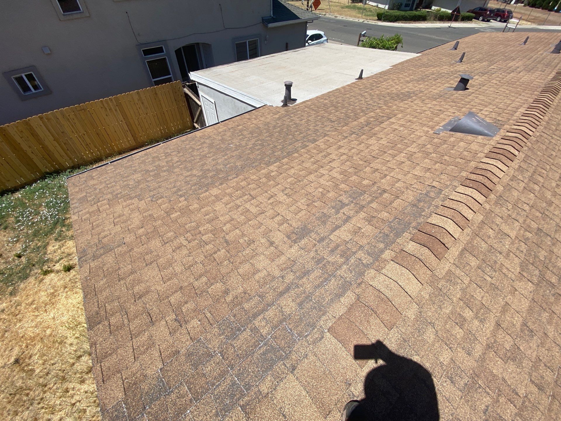 Residential Roofing Installation using GAF HDZ Reflector Series Stone Gray Roof System by Roof Improve