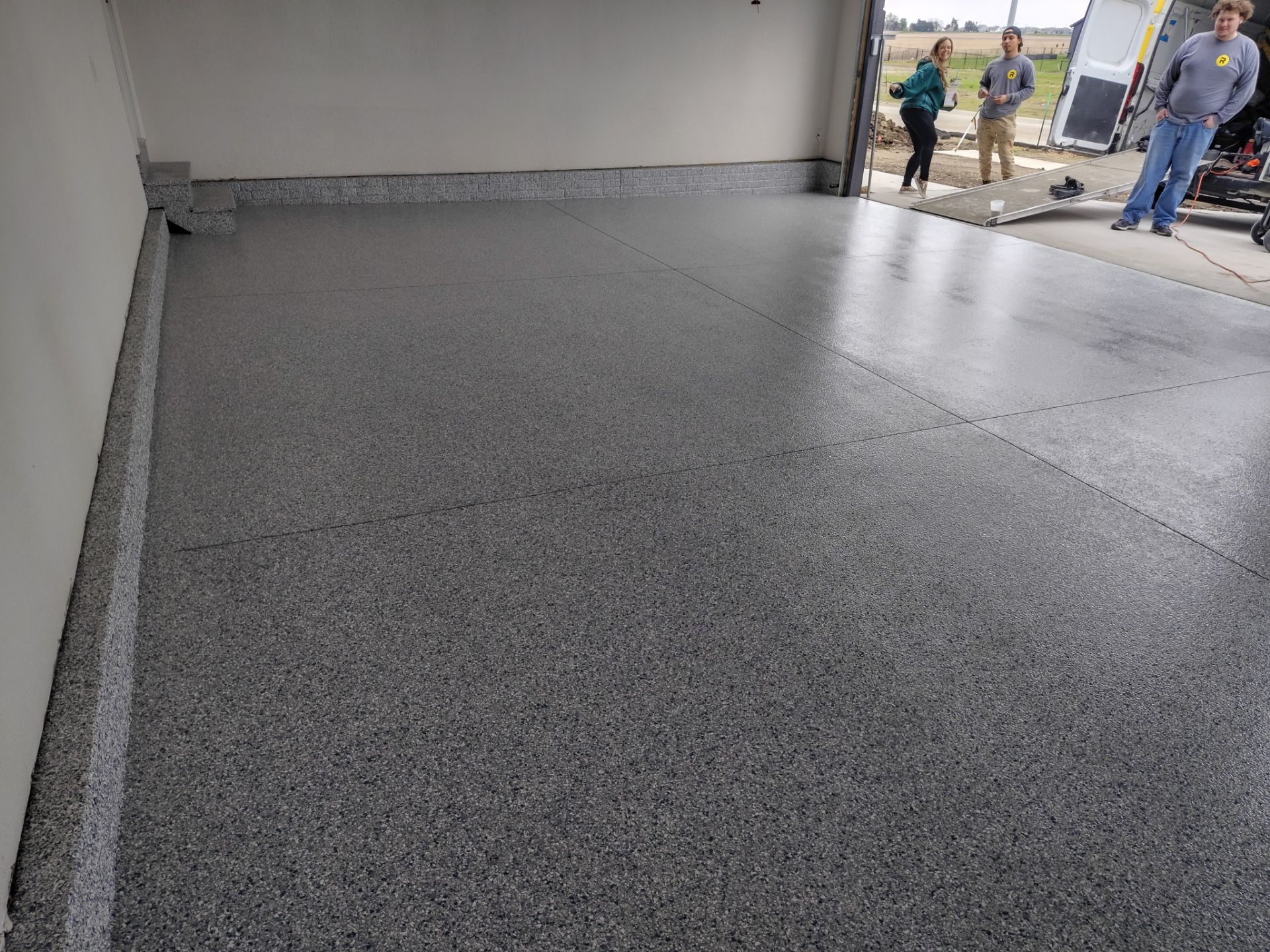 Ankeny, IA Tidal Wave Garage Floor 🌊 by Revival Concrete Coatings