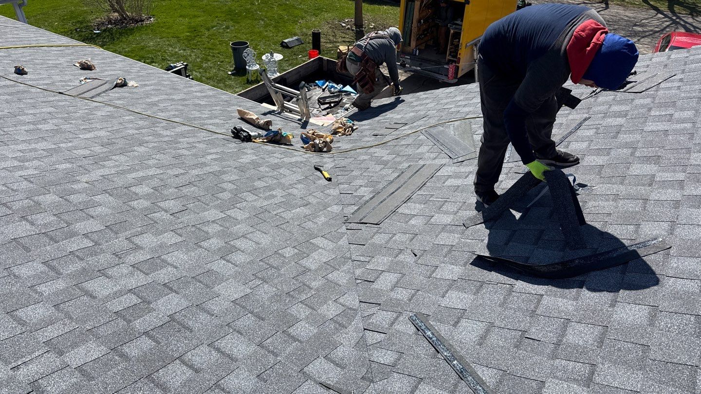 Roof Replacement using CertainTeed Landmark Pewter by 180 Contractors