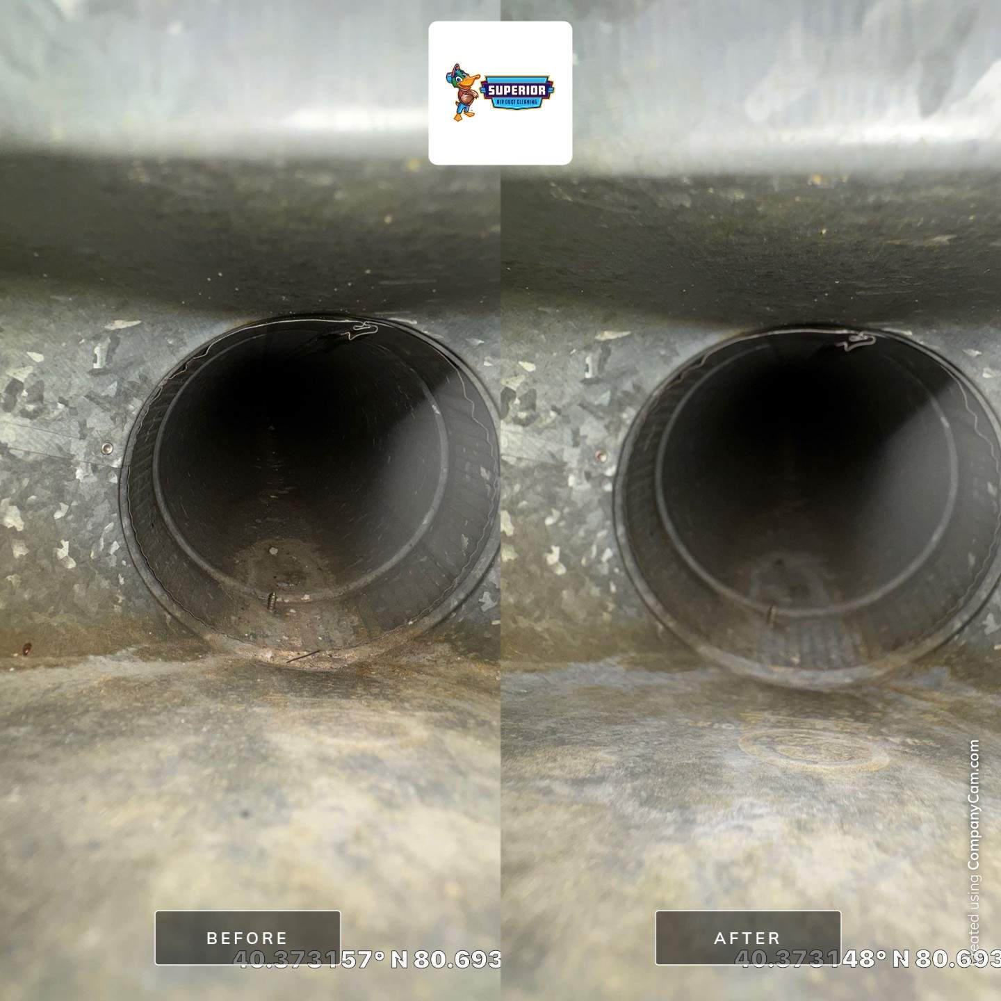Air Duct Cleaning With a Vacuum Truck in Wintersville, OH by Superior Air Duct Cleaning