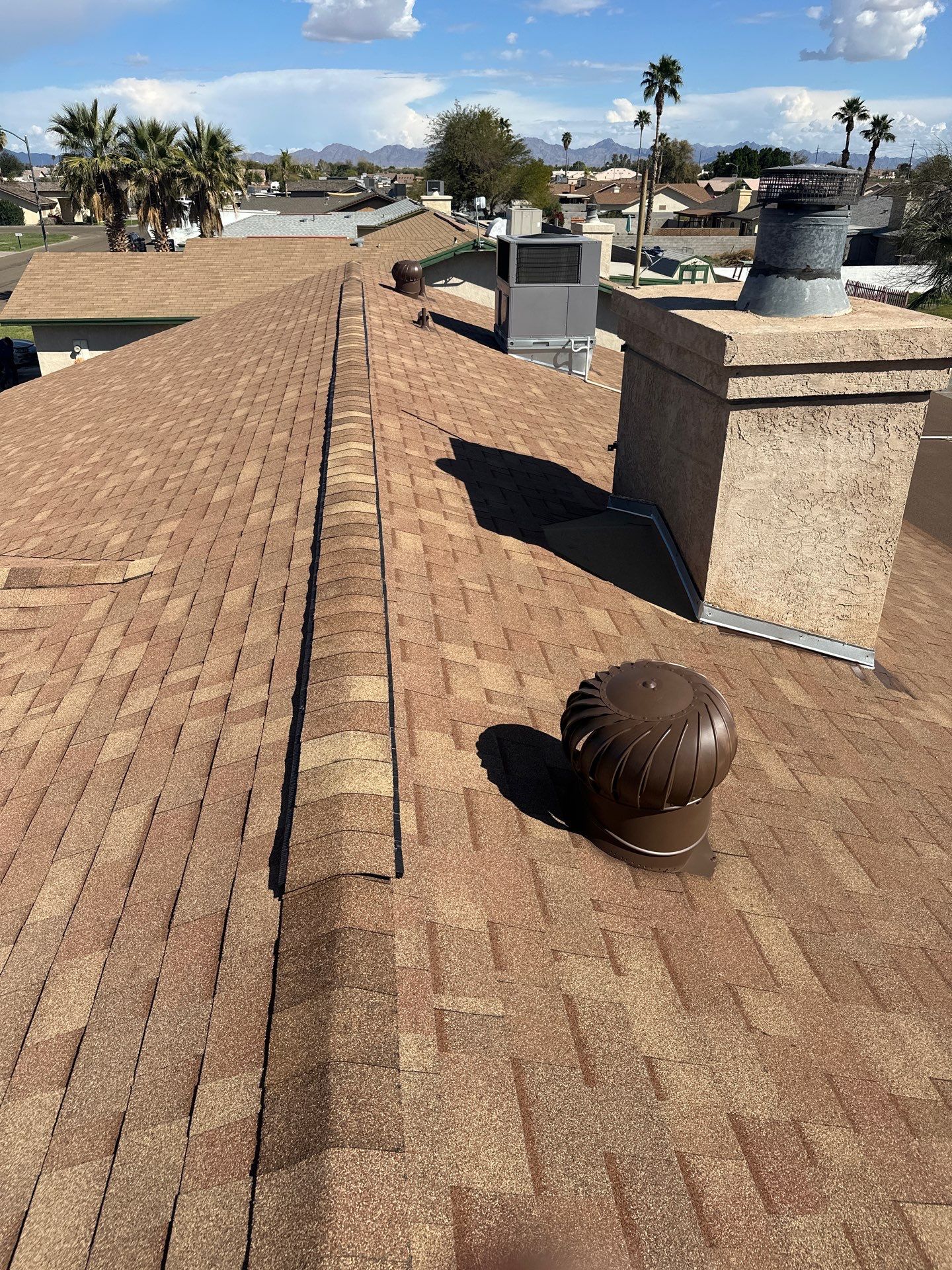 Desert Tan Shingles by Reimagine Roofing