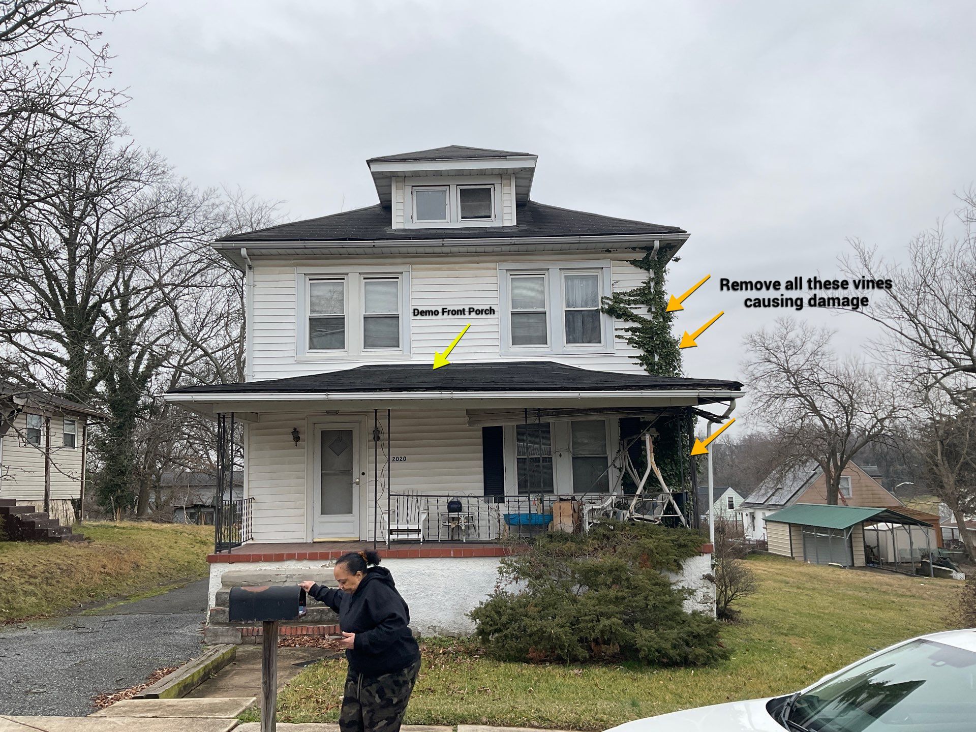 Porch Exterior Renovation by Alpha Design Services