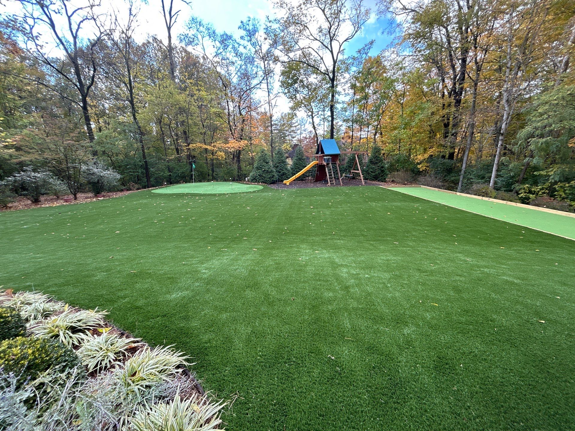 Custom Synthetic Backyard Dream in Cincinnati by Southwest Greens Midwest