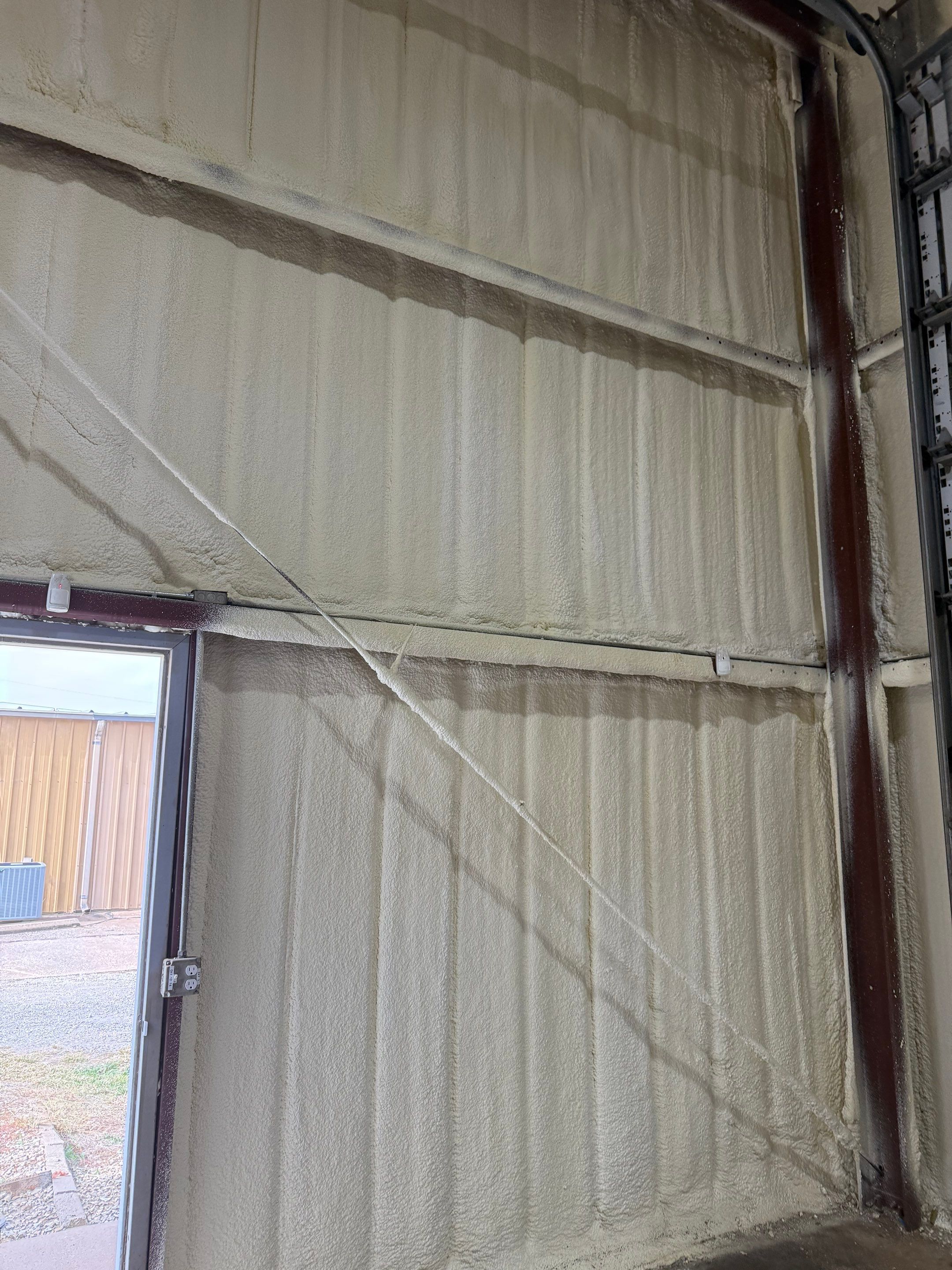 Closed cell on metal building by Kool Foam LLC 