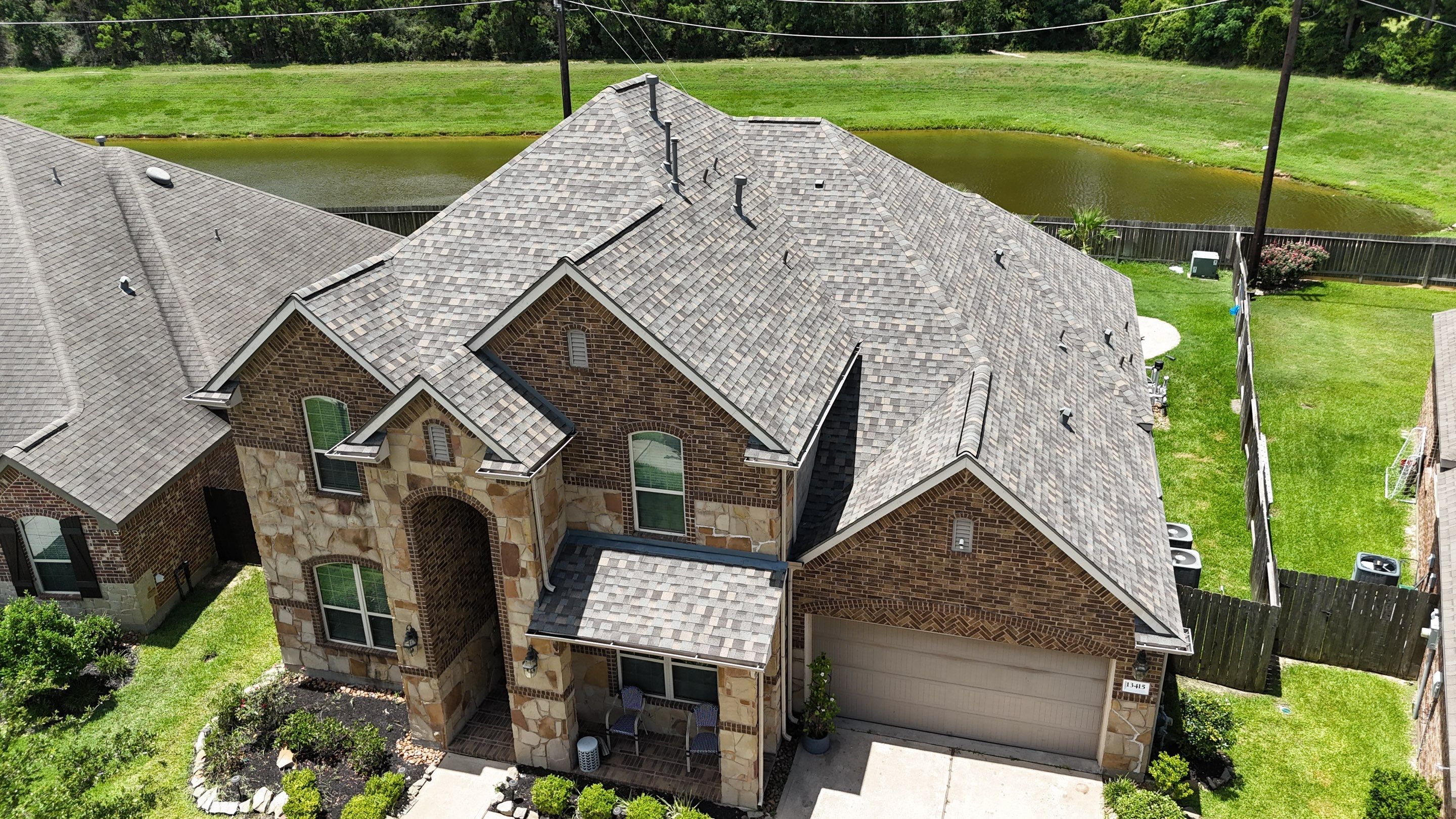 Residential Roofing Installation using IKO Dynasty in Tomball by Core Four Roofing