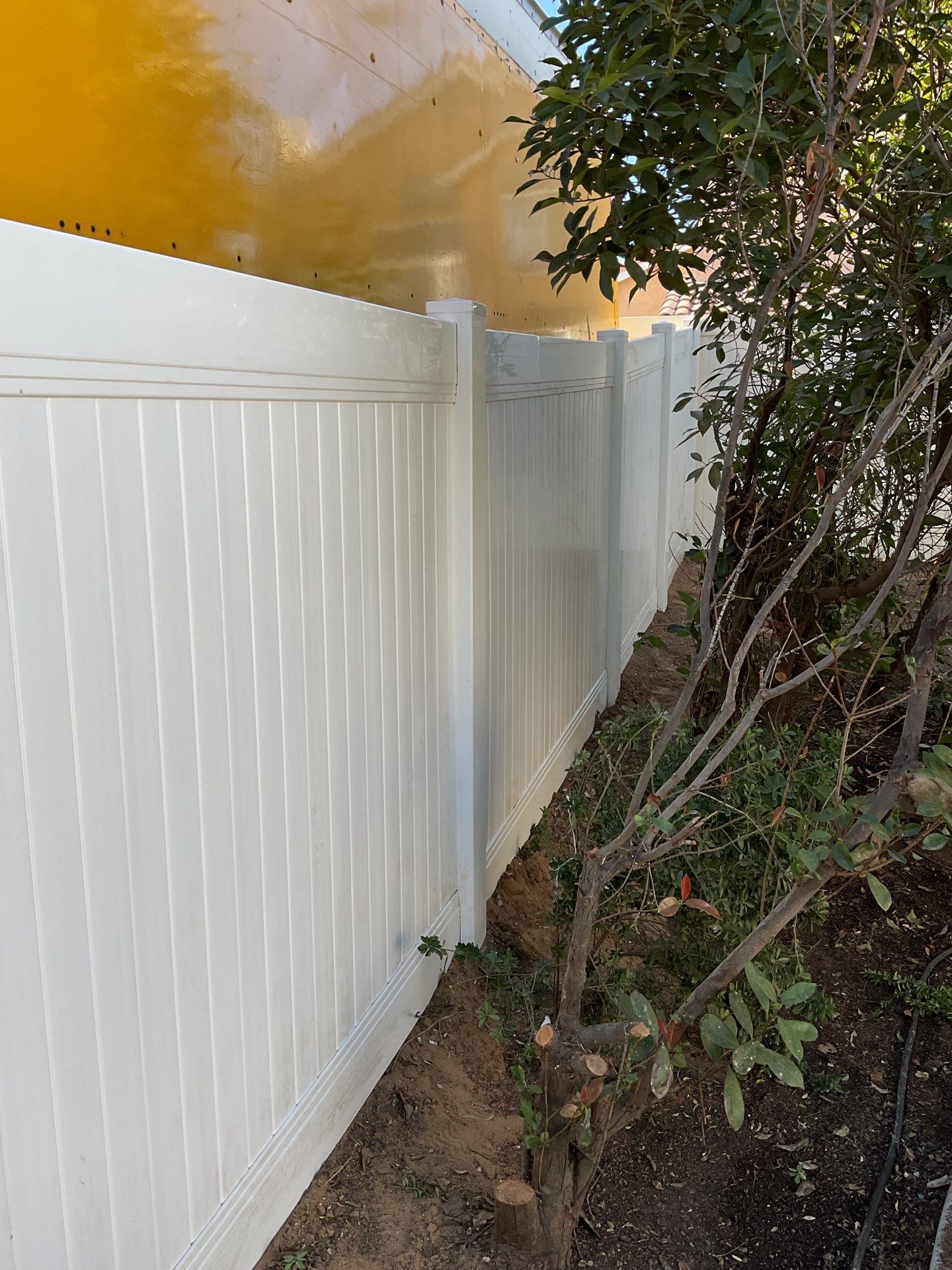 Fence Installation using Vinyl by Fence Guys Inc.