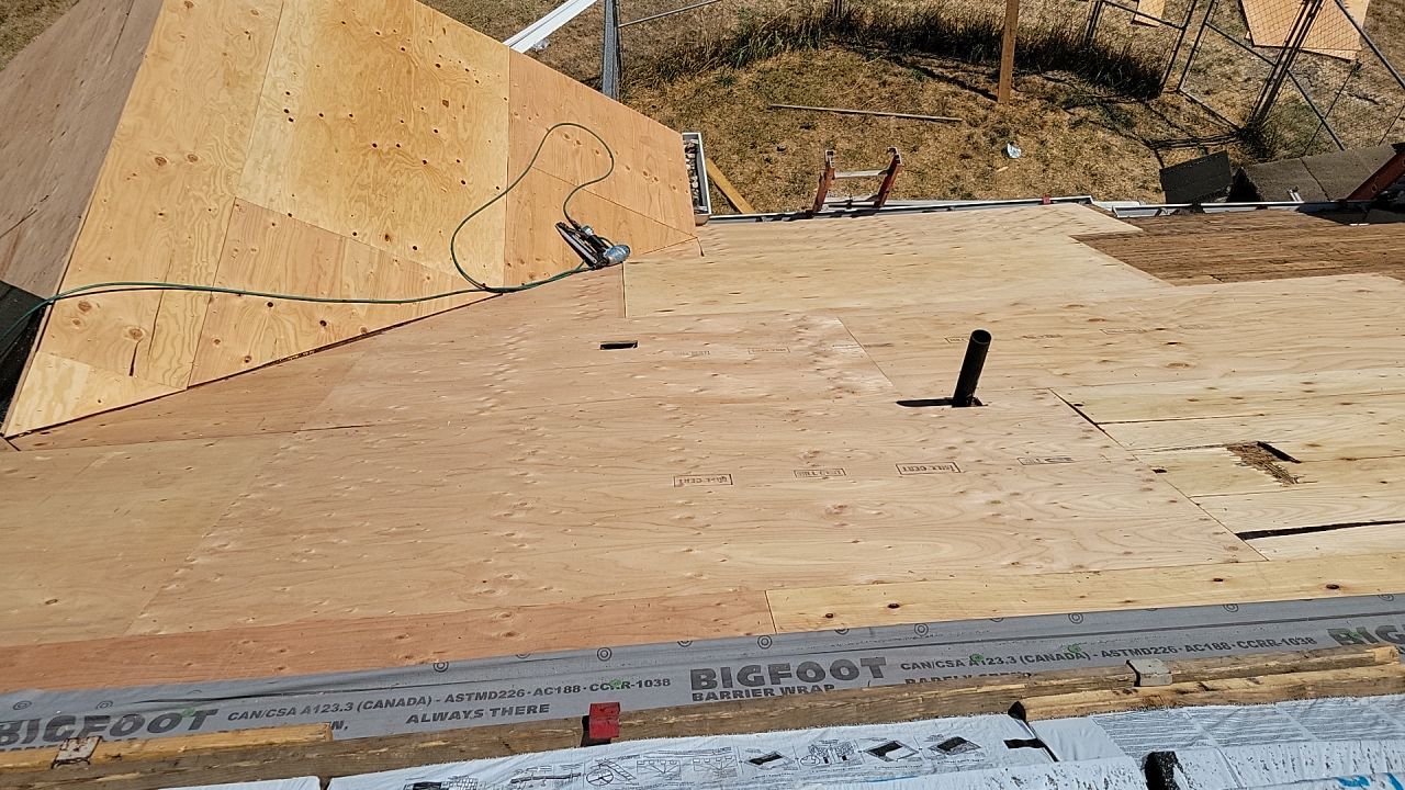 Residential Roofing Installation using IKO Dynasty (Color: Frostone Grey) by Orezona Building & Roofing Company, Inc.