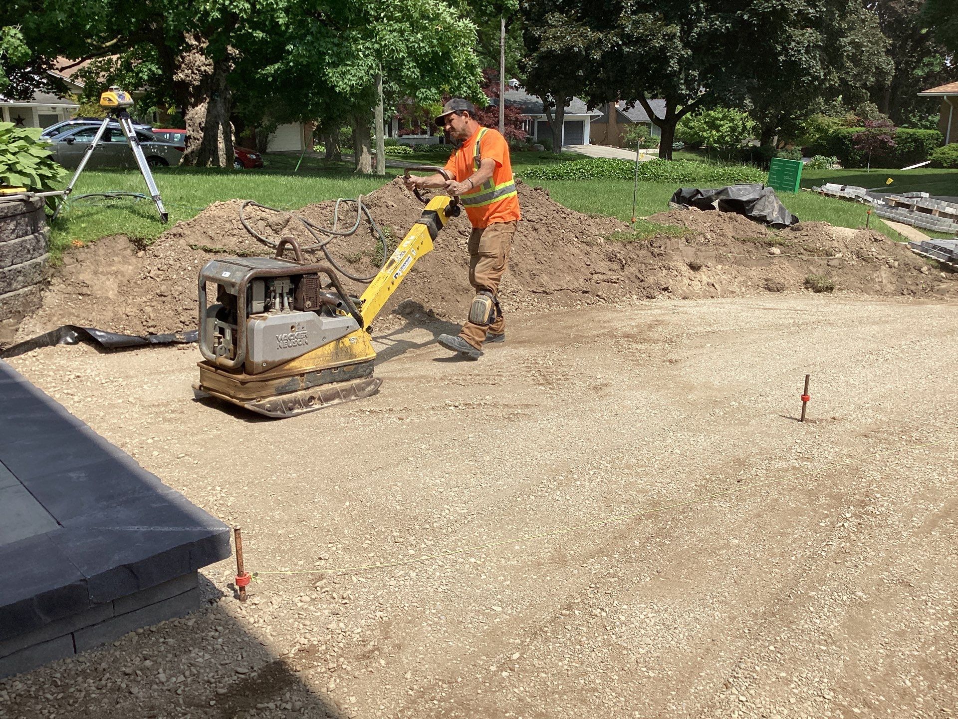 Vista Project: Driveway + Walkway by Soares Landscaping