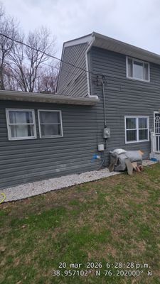 Siding damage inspection