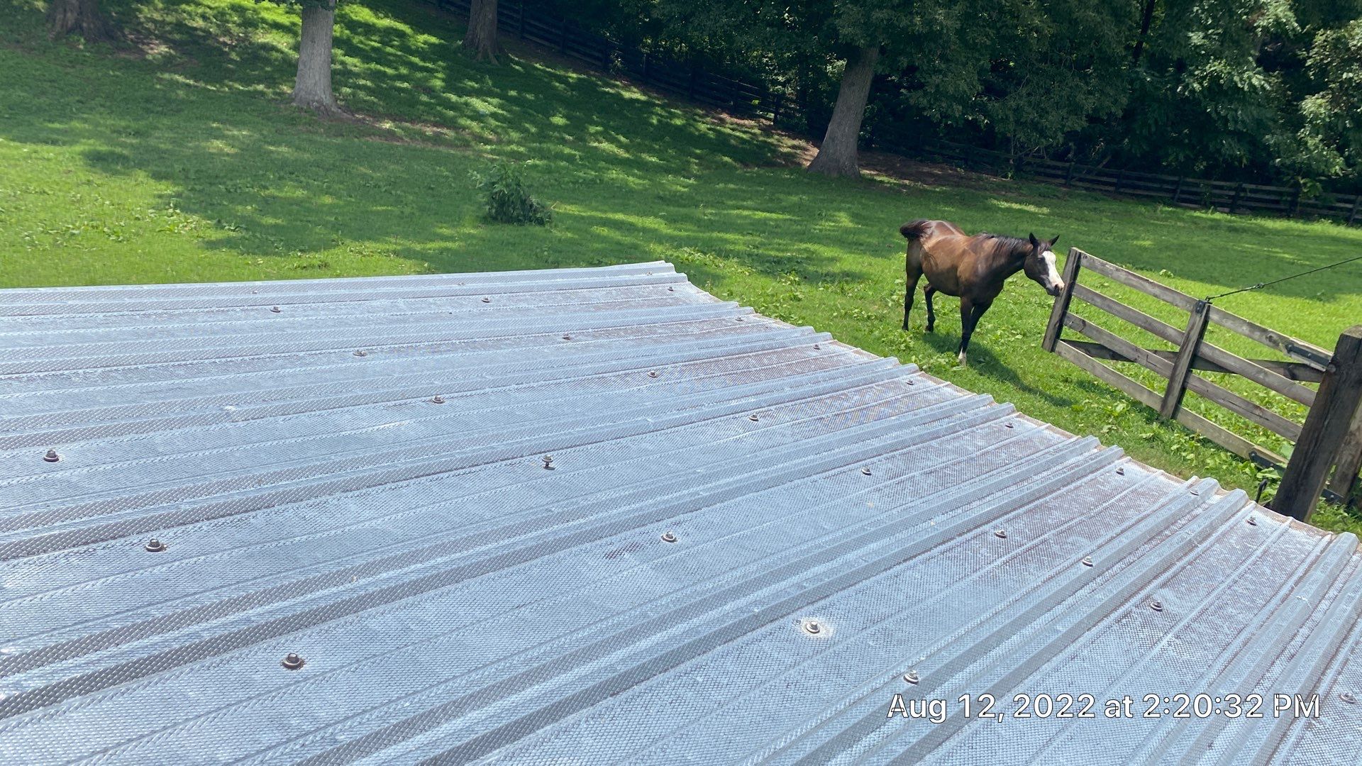 Beautiful Standing Seam Metal Roof by Just In Time Roofing and Restoration