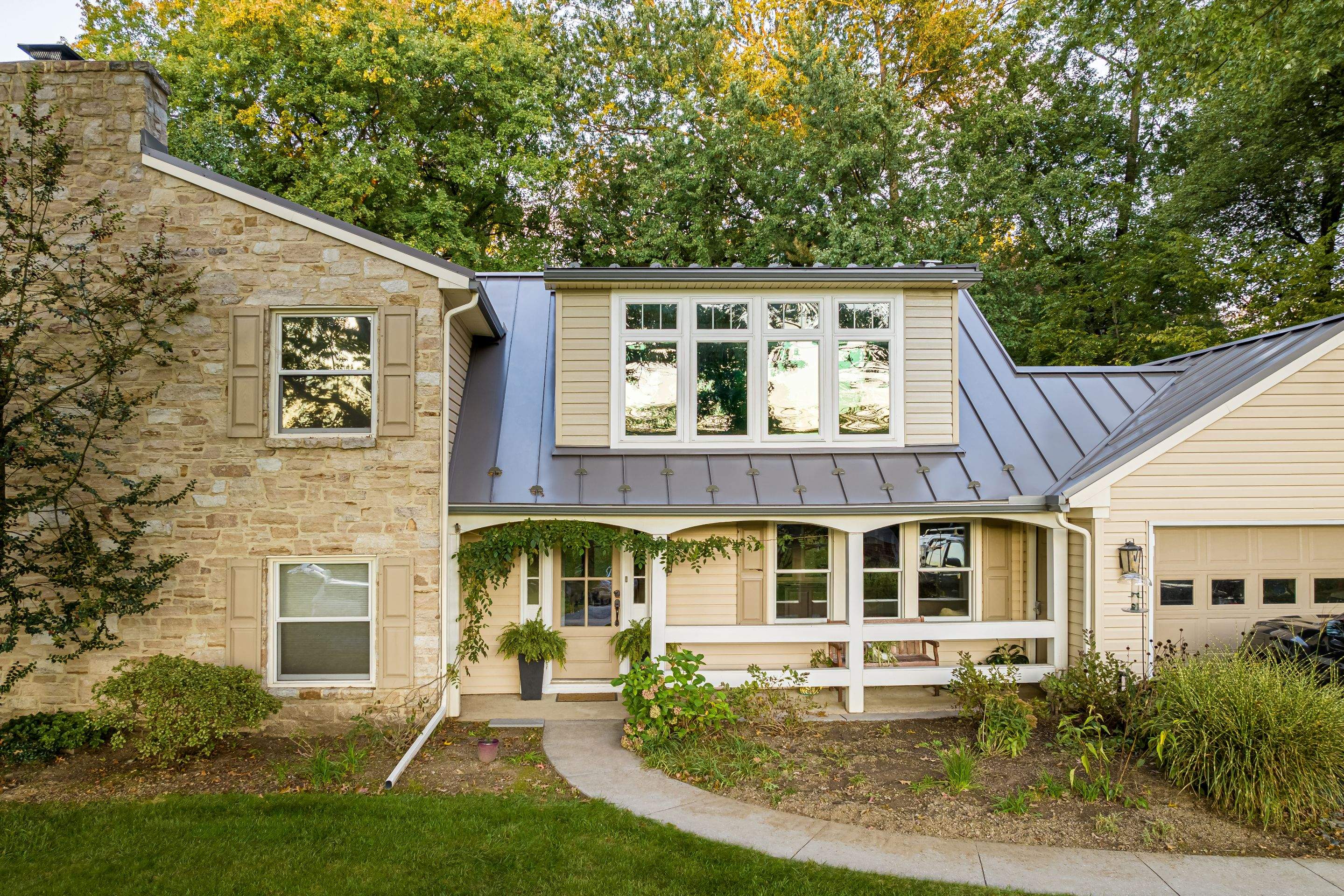 Metal roof-musket gray by Esh Builders