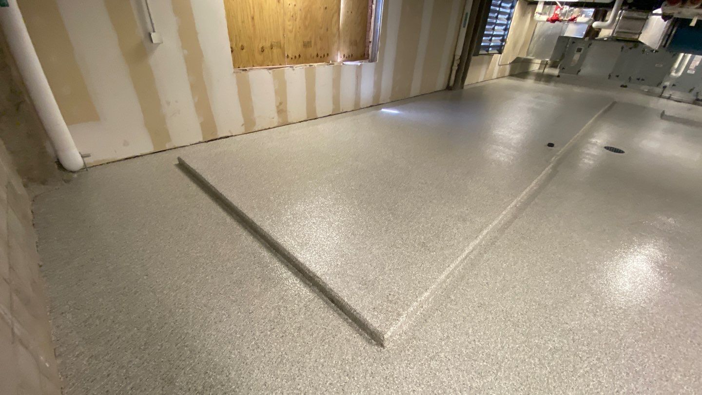 Basement using Mount Everest by Select Painting, Coatings & Garage Cabinets