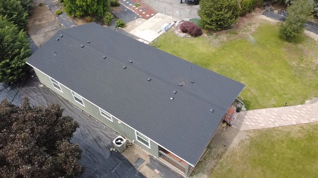 Complete Asphalt Shingle Roof Replacement for Kennewick Residential Home E Bryson Brown Rd Kennewick, WA 99337  The Denali System  - Certainteed Landmark® Shingle - Cinder Black by Alpine Roofing